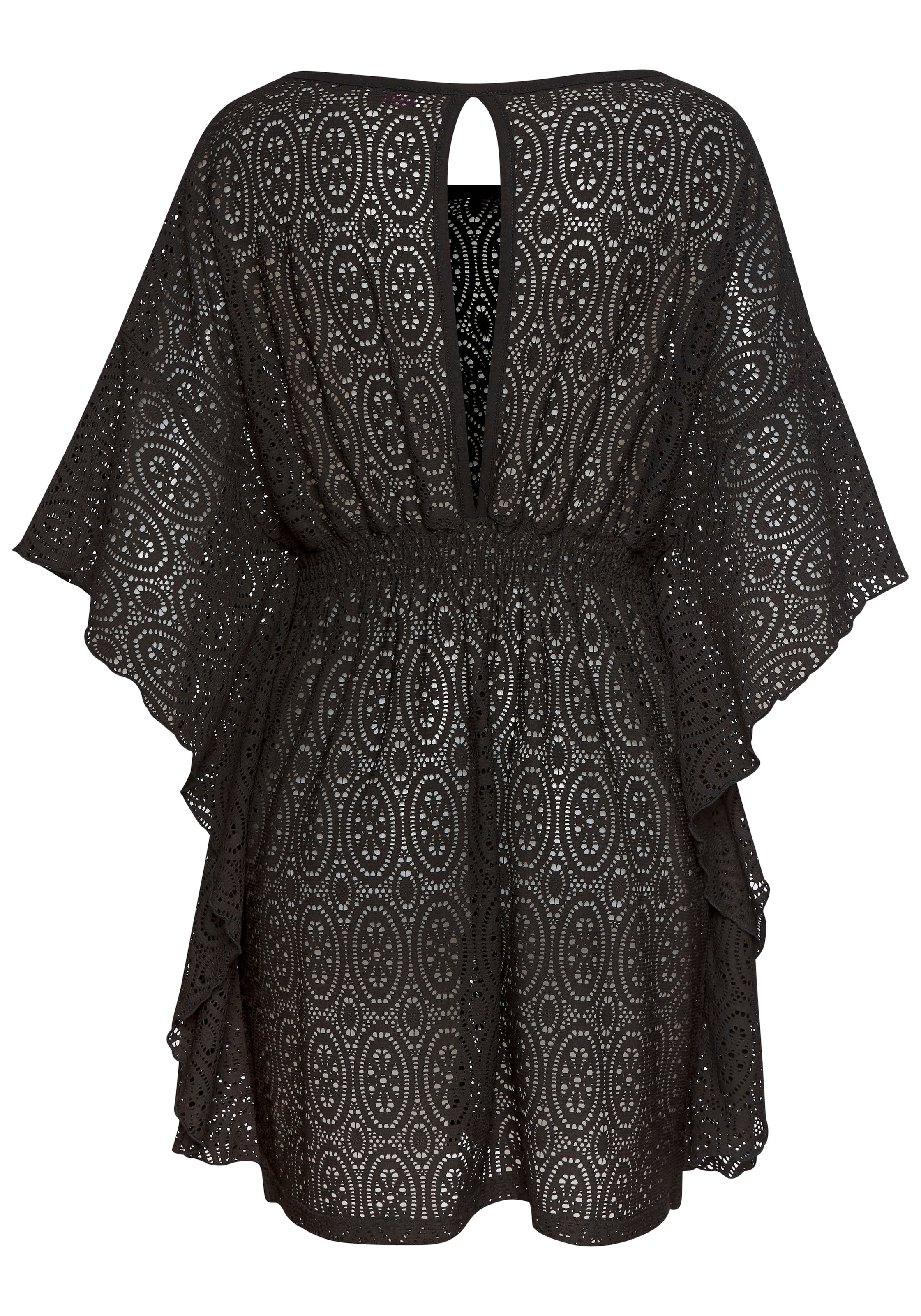 LASCANA Longbluse, aus Lochspitze, lockeres Blusenkleid, Tunika
