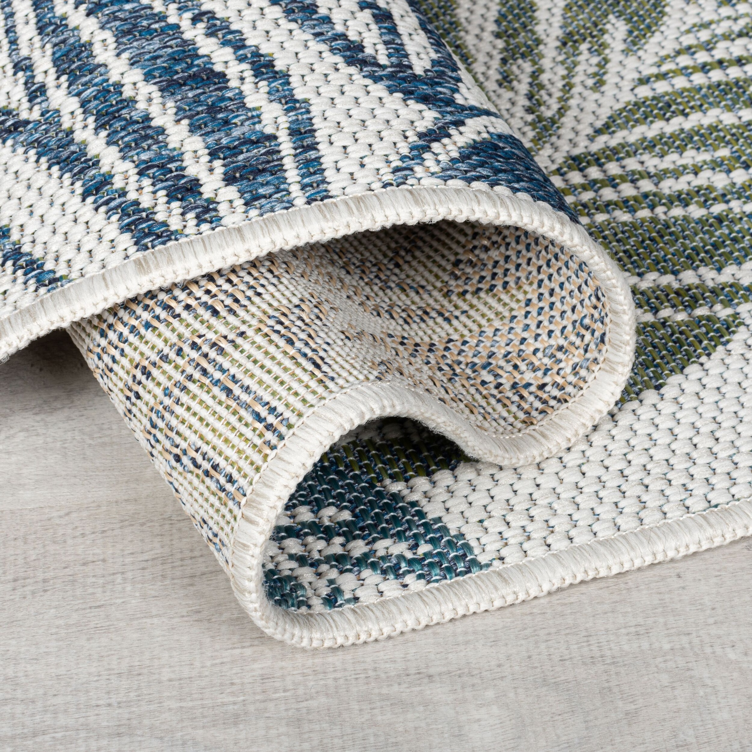 FLAIR RUGS Teppich "Bella Leaf" rechteckig 4 mm Höhe Bella Leaf Indoor & Ou günstig online kaufen