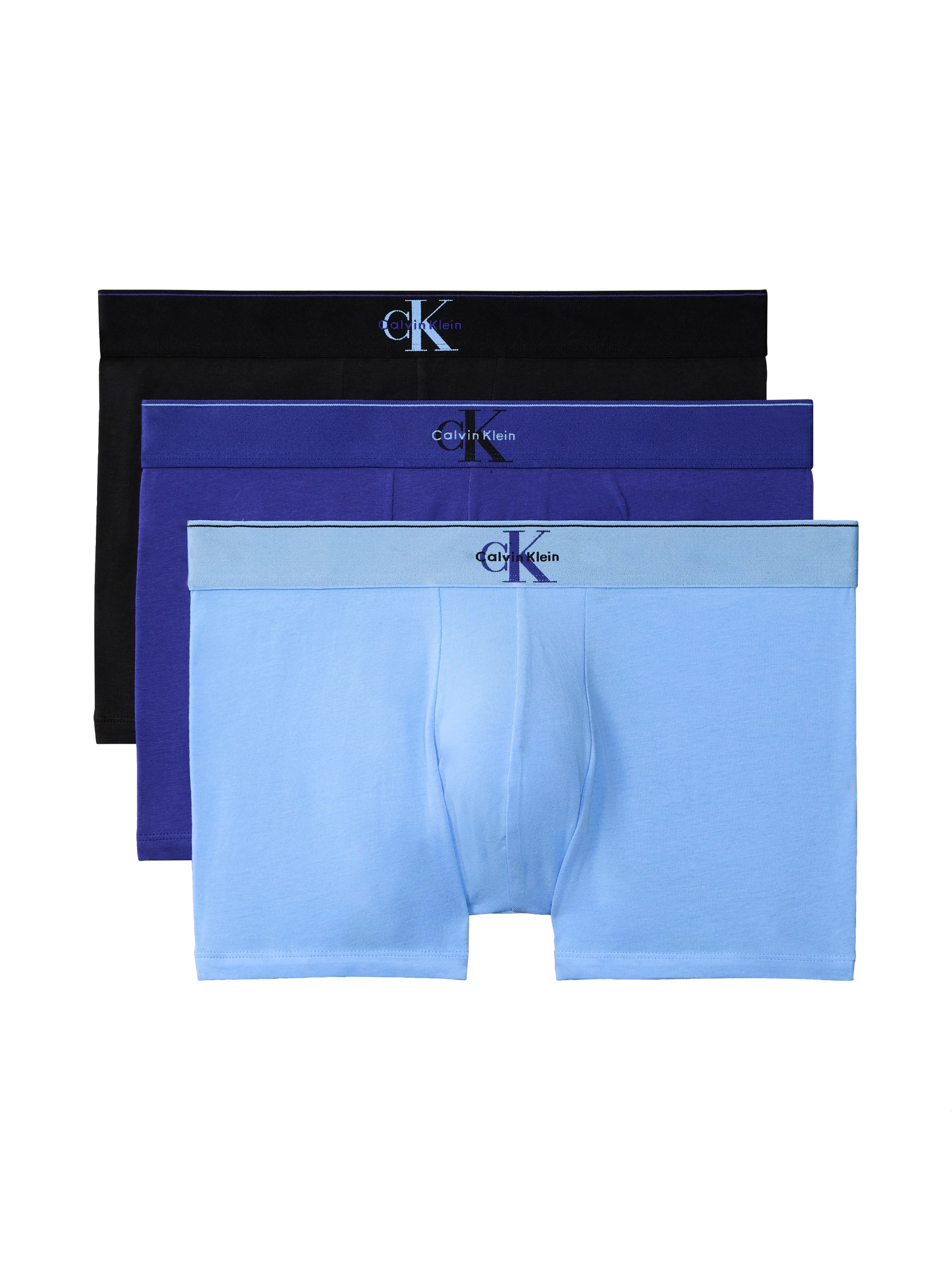 Calvin Klein Underwear Trunk "Trunk 3PK" Packung, 3er-Pack, Körpernahe Passform mit elastischem Bund