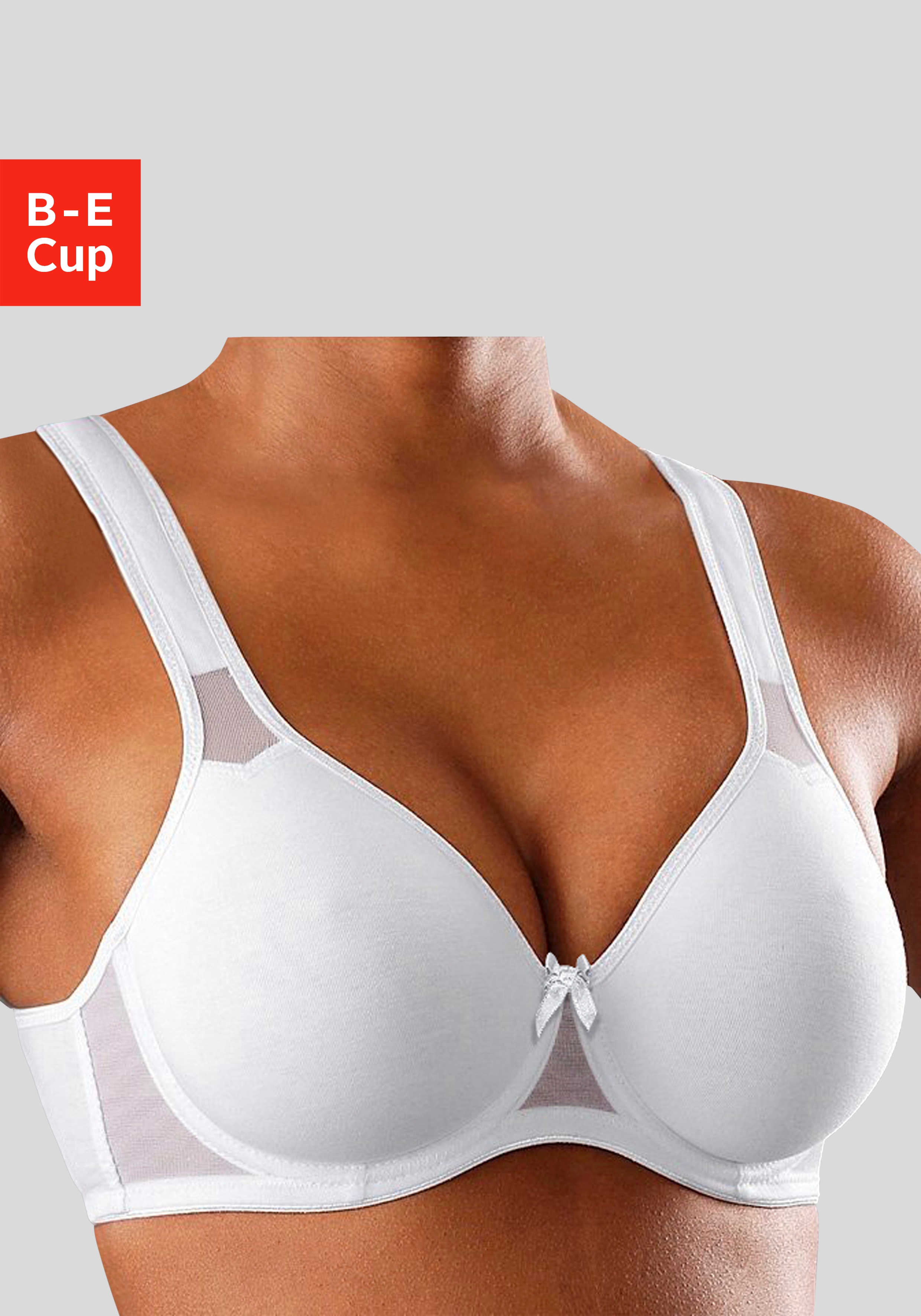 petite fleur by Lascana T-Shirt-BH mit Bügel, aus weicher Baumwollqualität – auch ideal für große Größen