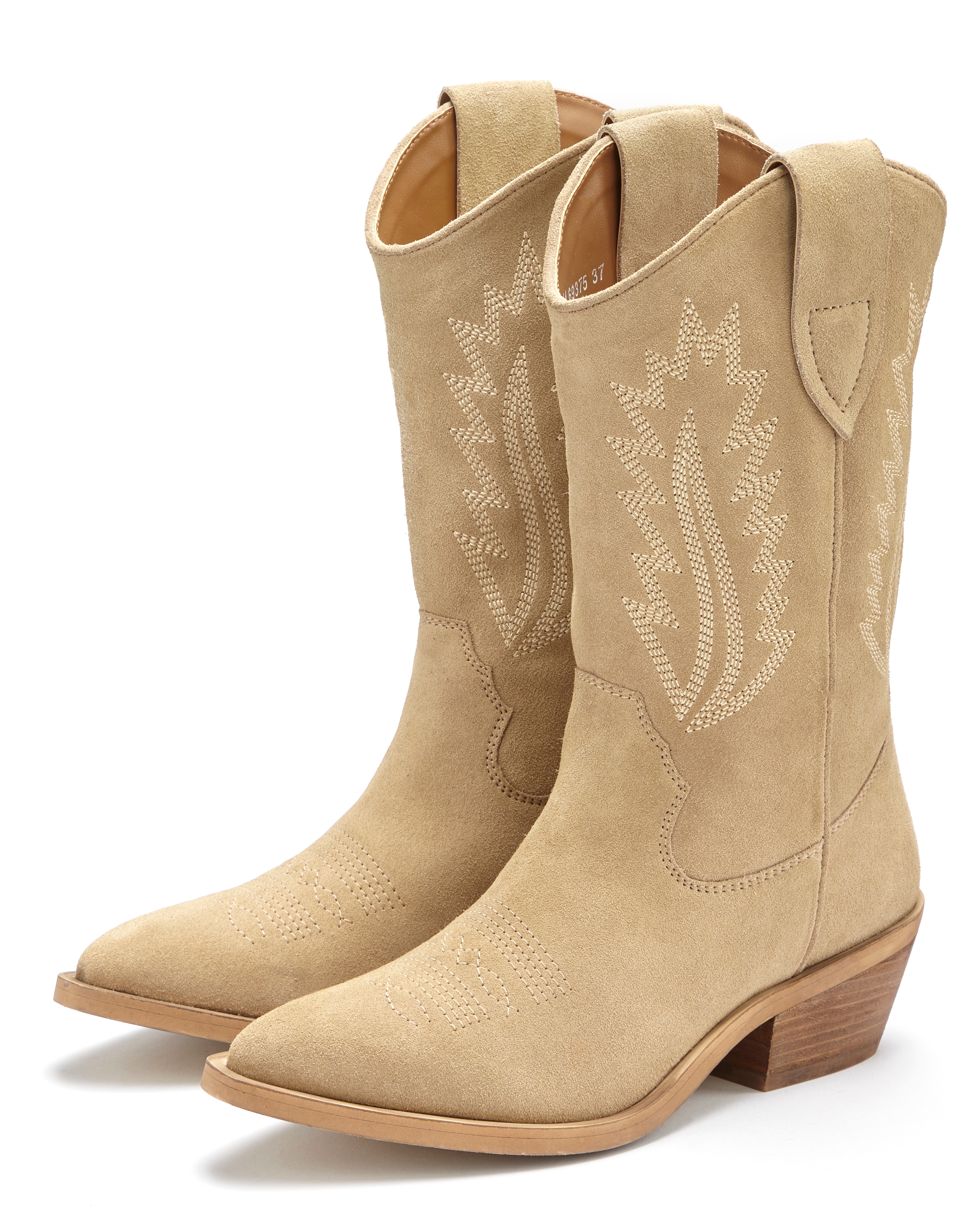 LASCANA Chelseaboots "Stiefel, Cowboy Stiefelette, Western, Ankleboots," aus hochwertigem Leder