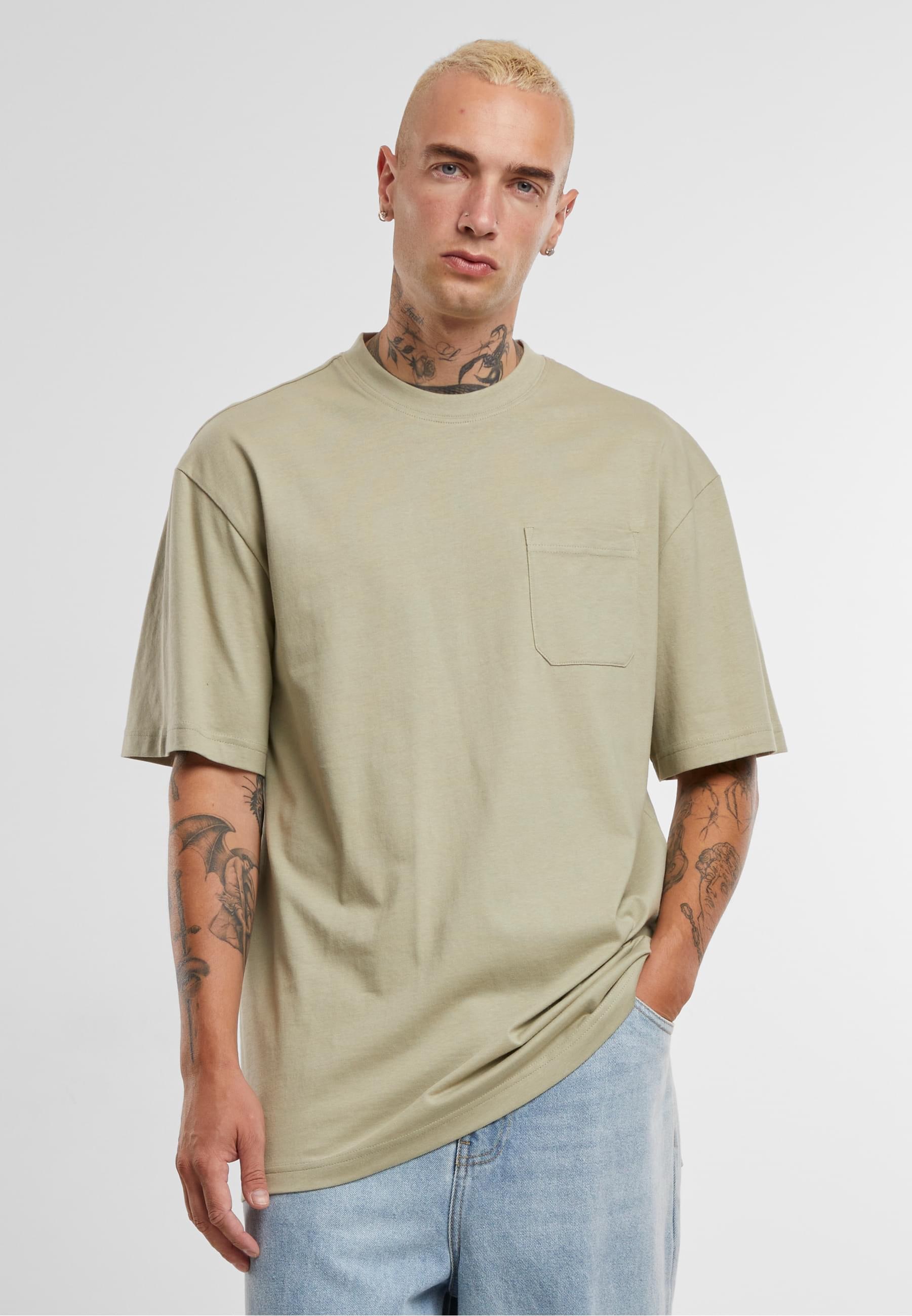 URBAN CLASSICS Langarmshirt »Urban Classics Tall Pocket Tee«, (1 tlg.)