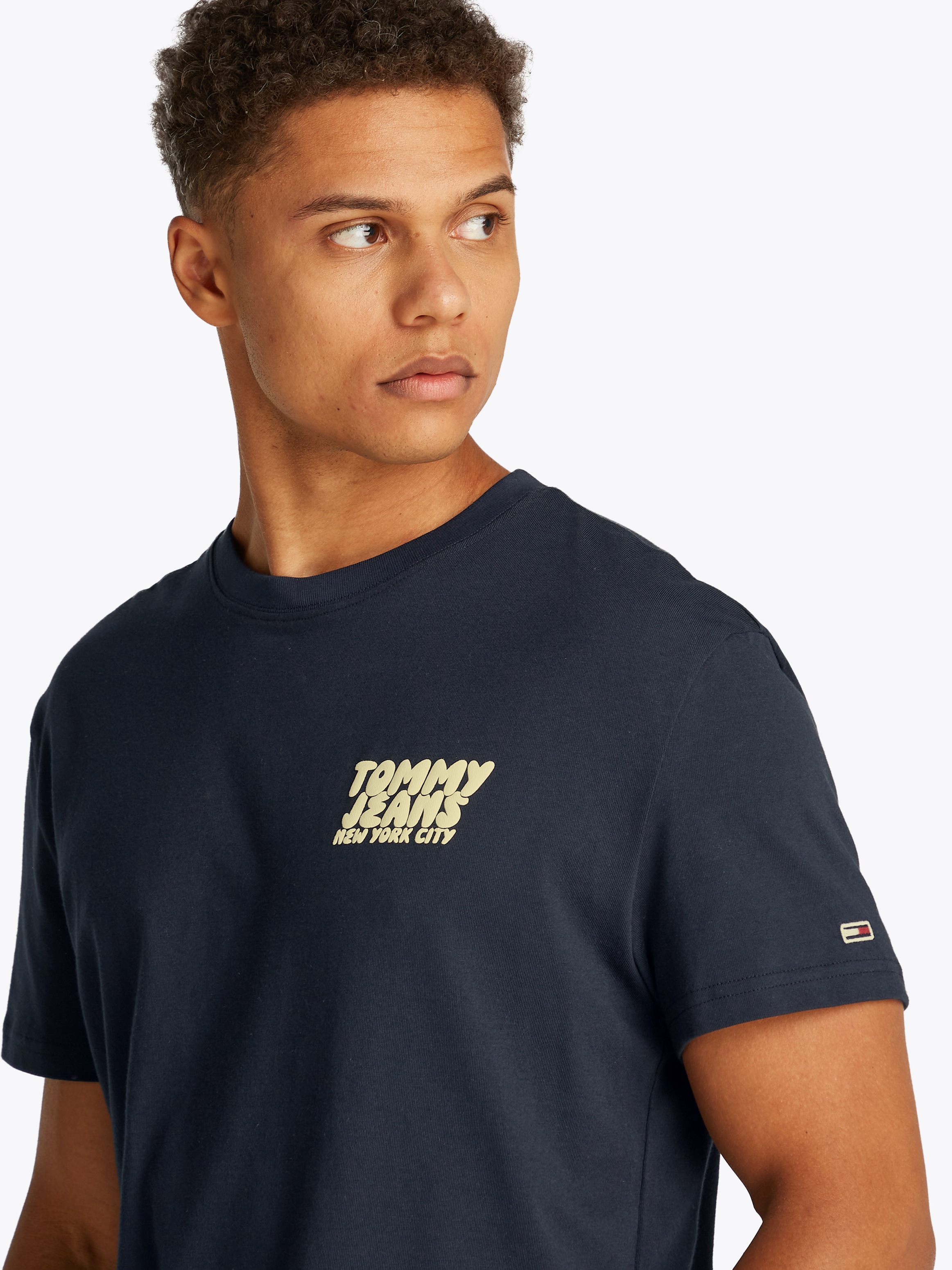 Tommy Jeans Kurzarmshirt "TJM REG BUBBLE BACK SS TEE EXT", Mit Rundhalsauss günstig online kaufen