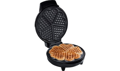 Waffeleisen »AWM700S«, 700 W, klassische Herzwaffeln, Antihaftbeschichtung, inkl....