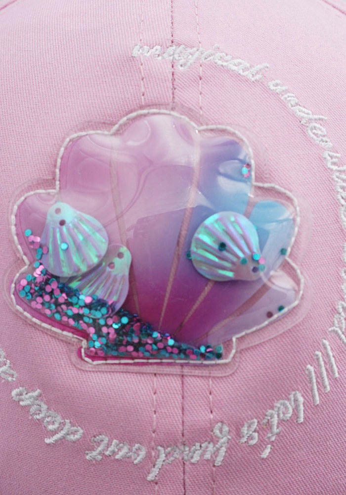 Thumbnail - MAXIMO Baseball Cap interaktives Muschel-Patch, mit Glitzer, Baumwolle