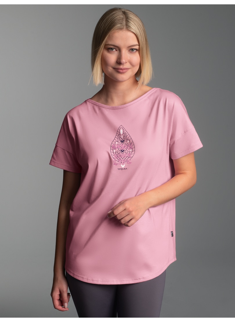 Trigema T-Shirt »TRIGEMA Oversized T-Shirt mit Printmotiven«, (1 tlg.)