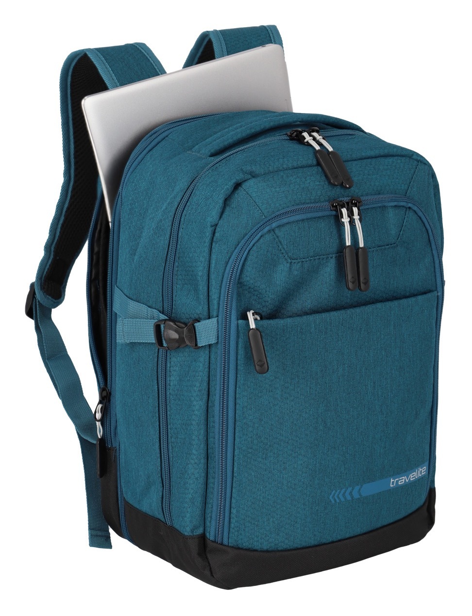 travelite Laptoprucksack »KICK OFF Cabin Rucksack«, Reiserucksack Freizeitrucksack Kabinengepäck Arbeitsrucksack