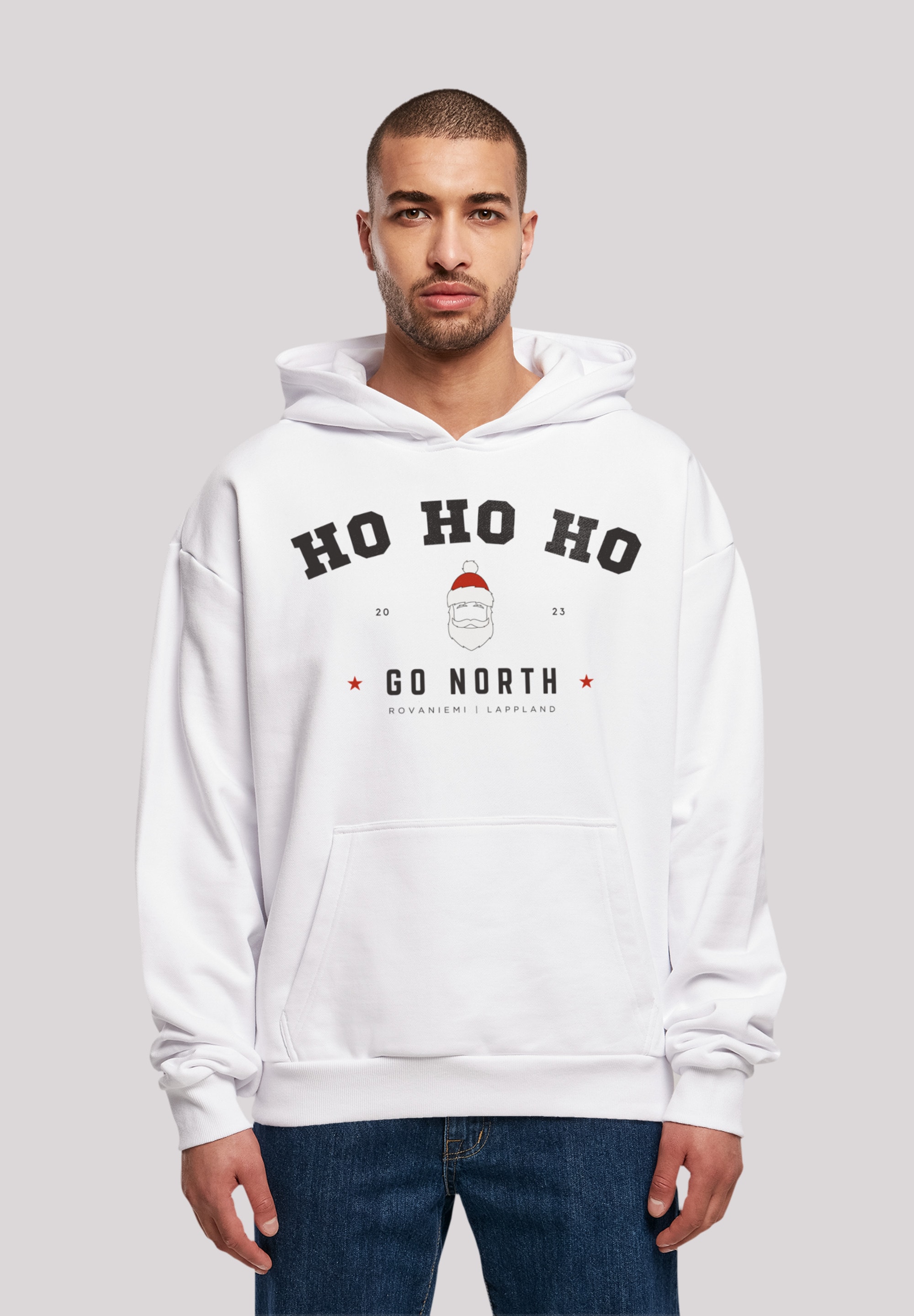 Kapuzenpullover »Ho Ho Ho Santa Claus Weihnachten«, Weihnachten, Geschenk, Logo