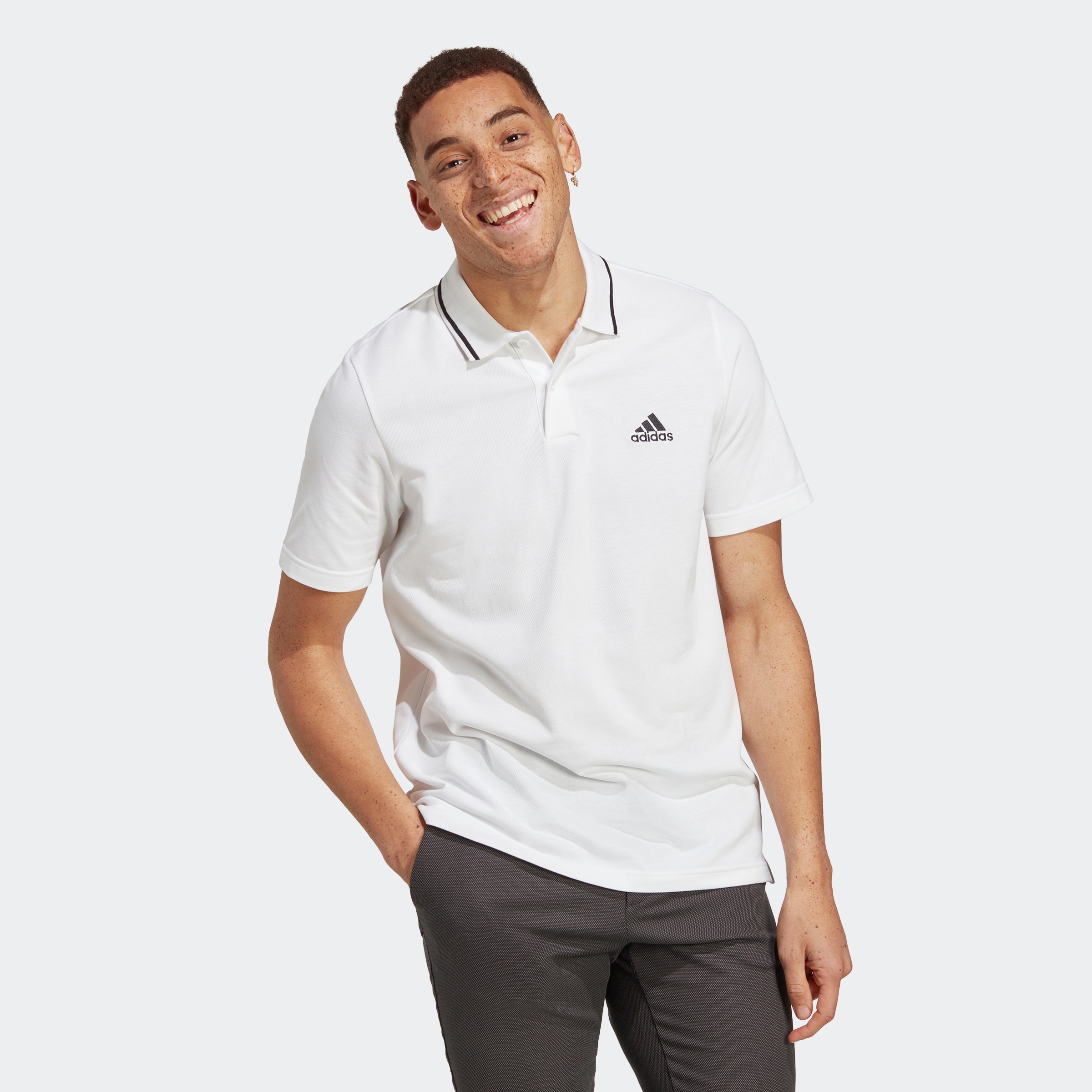 adidas Sportswear Poloshirt »ESSENTIALS PIQUÉ SMALL LOGO«