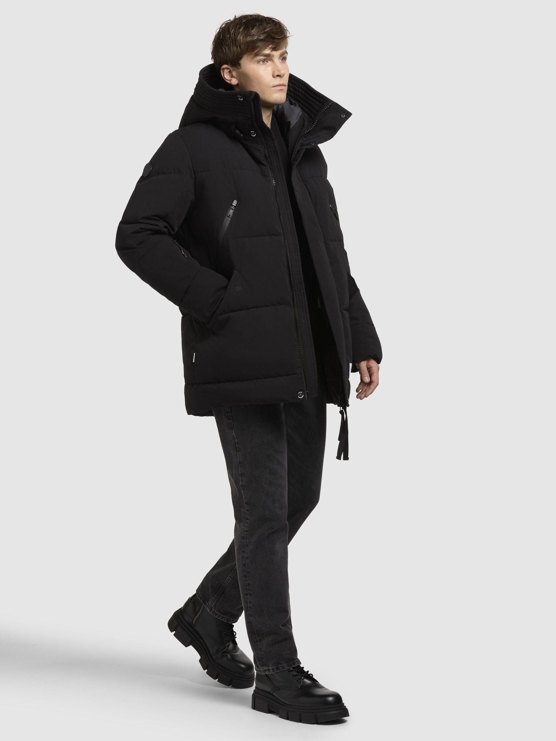 khujo Steppjacke »KANF«, mit Kapuze
