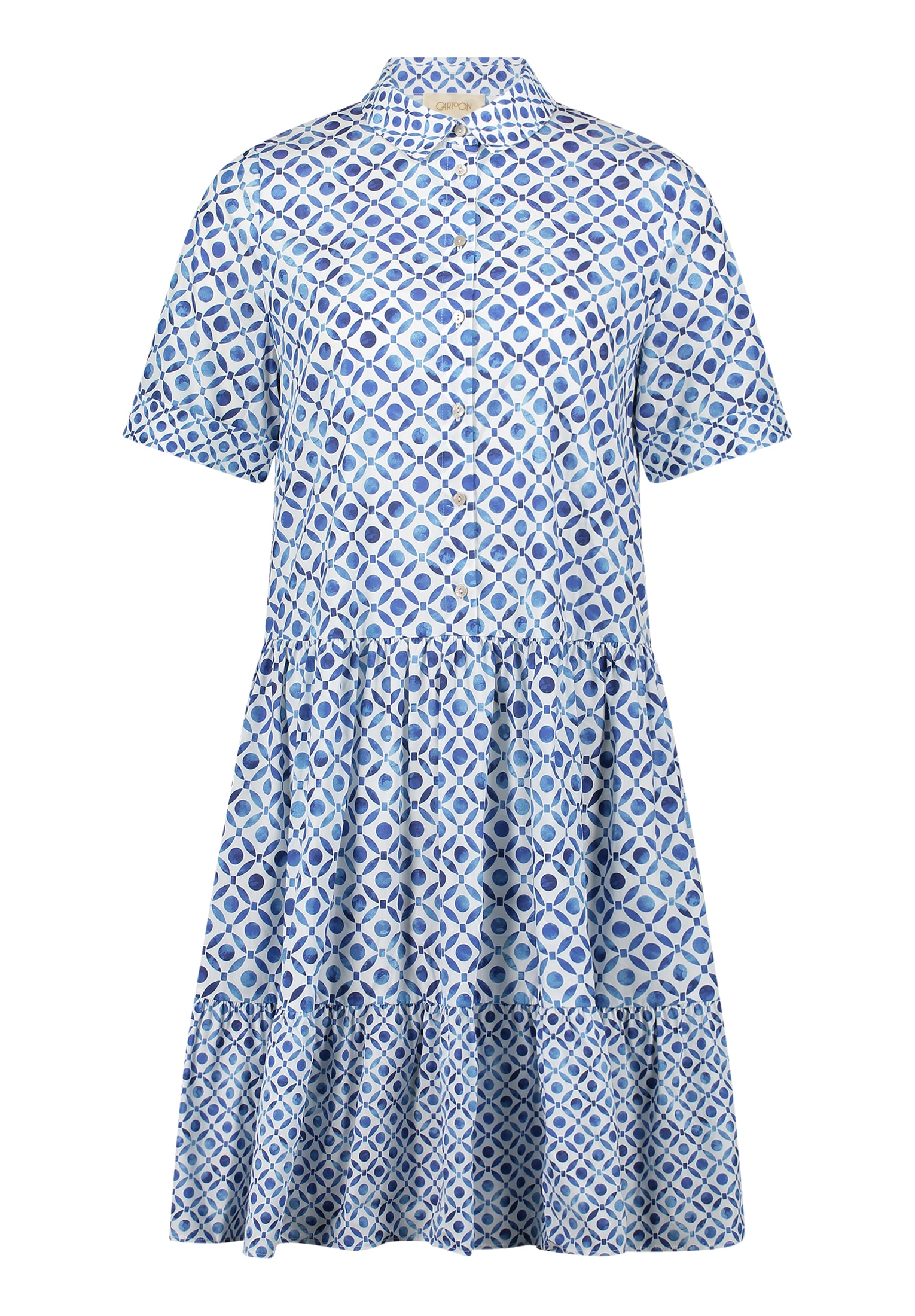 Cartoon Blusenkleid "Damen mit Muster" Ohne Tasche günstig online kaufen