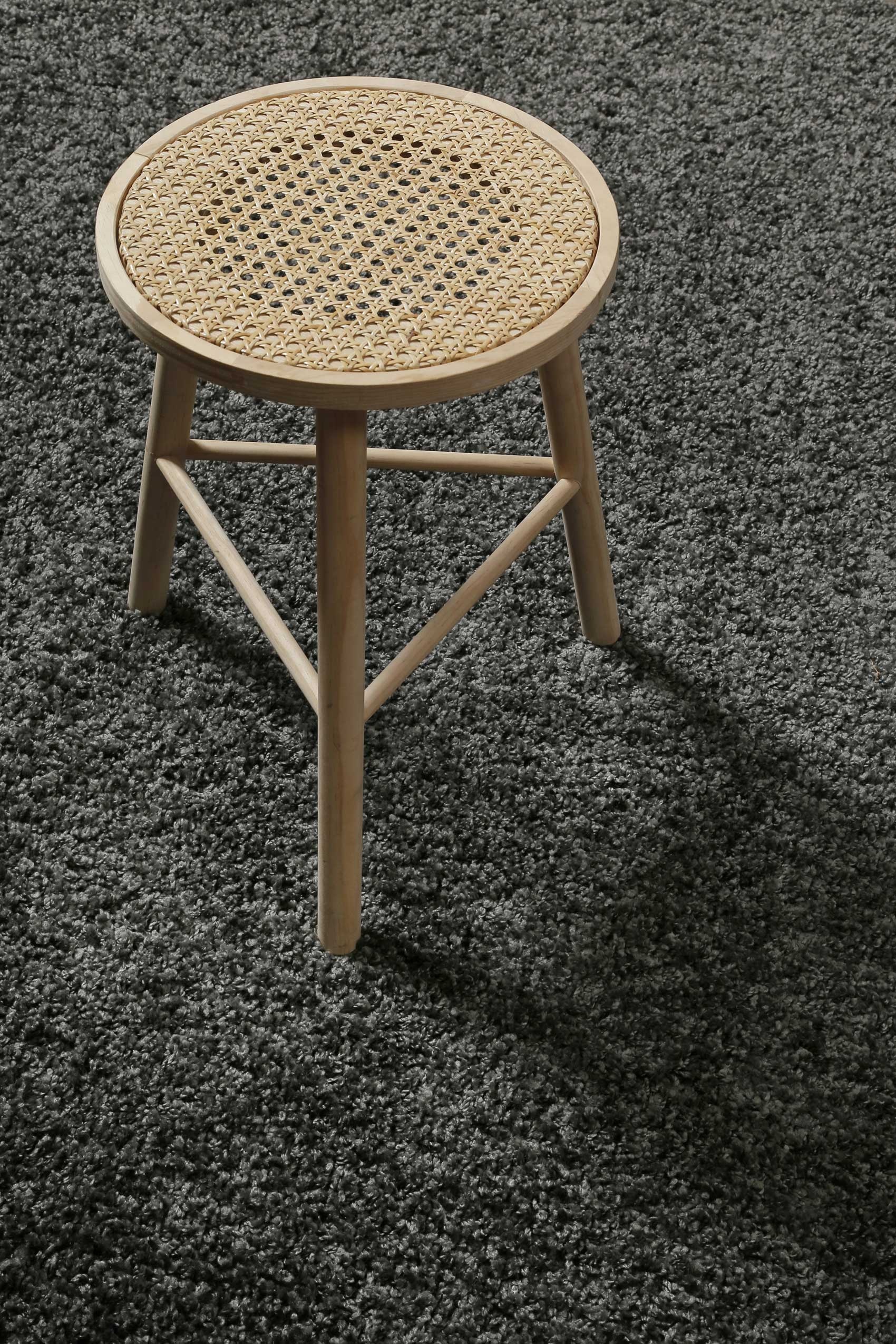 Homie Living Teppich »Gino«, rund, 30 mm Höhe, Hochflor, gewebt, weich, uni, Wohnzimmer, Schlafzimmer, waschbar