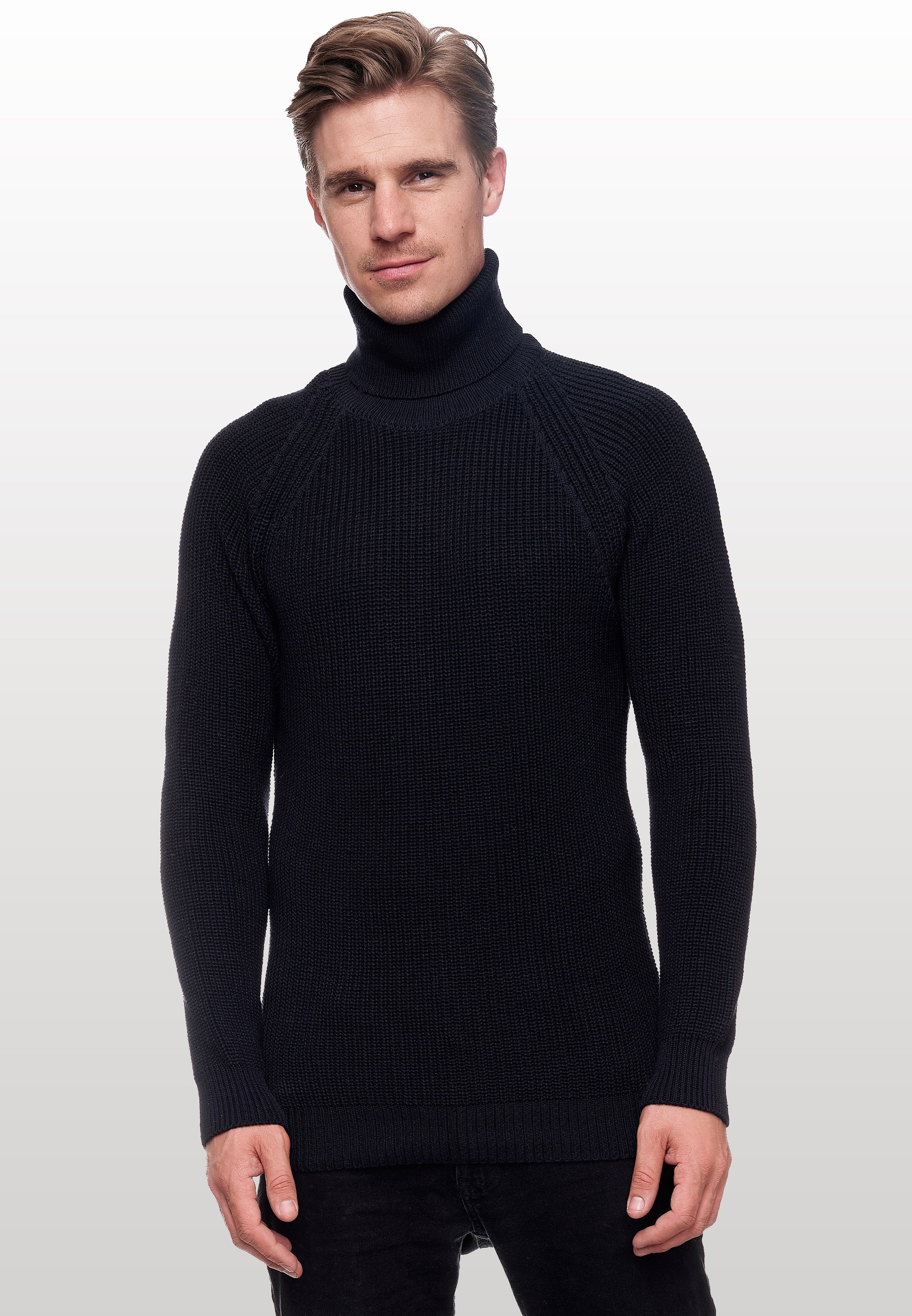 Rusty Neal Rollkragenpullover, mit kuscheligem Rollkragen