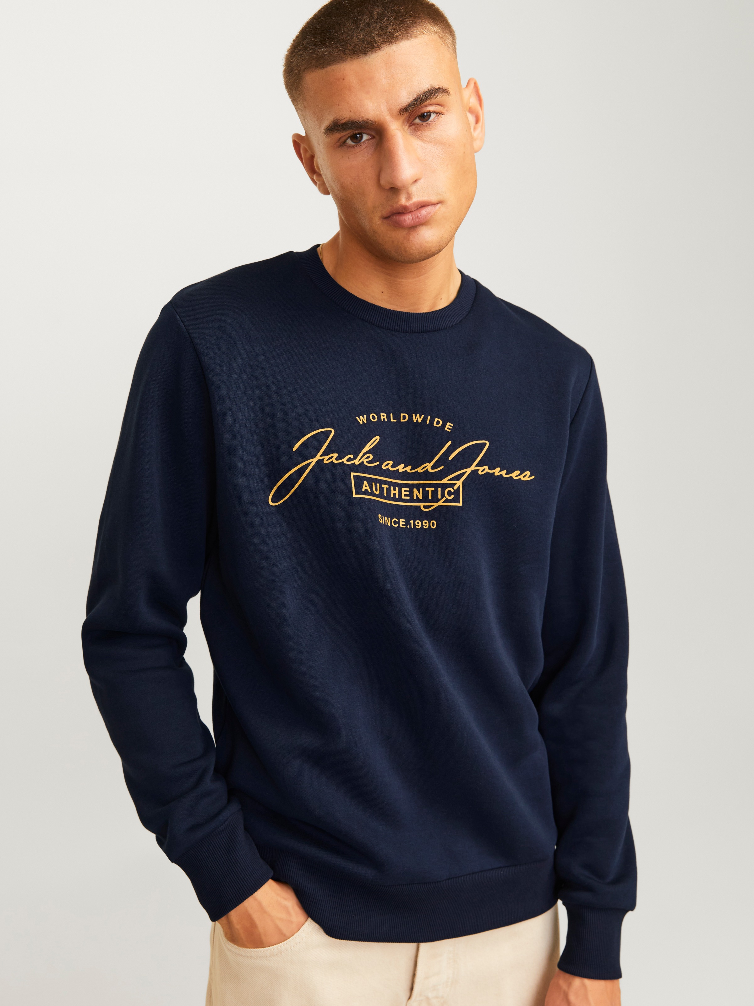 Jack & Jones Sweatshirt "JJFERRIS SWEAT CREW NECK" günstig online kaufen