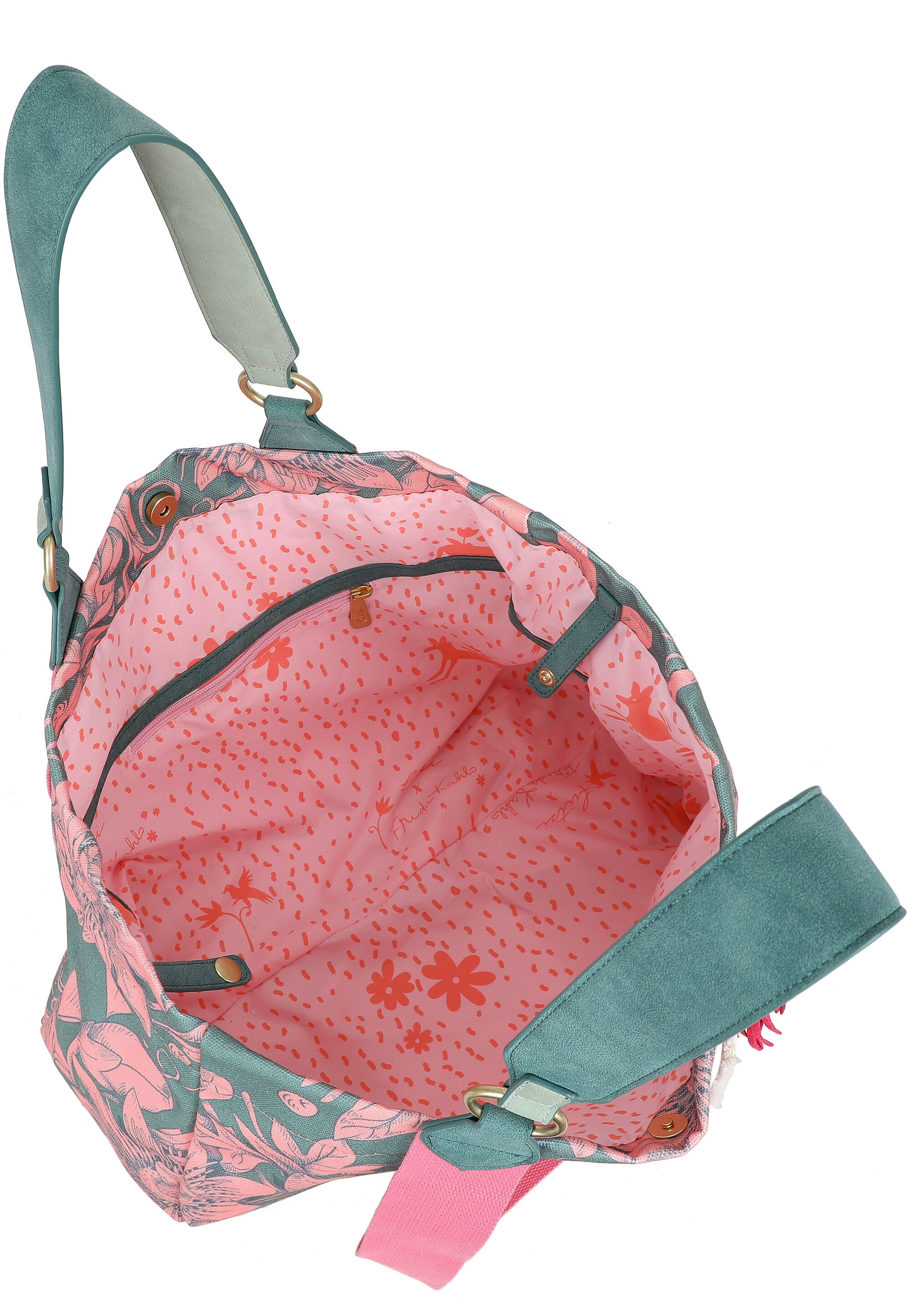 Fritzi aus Preußen Shopper »Fritzi x Frida Kahlo« mit Blumenprint