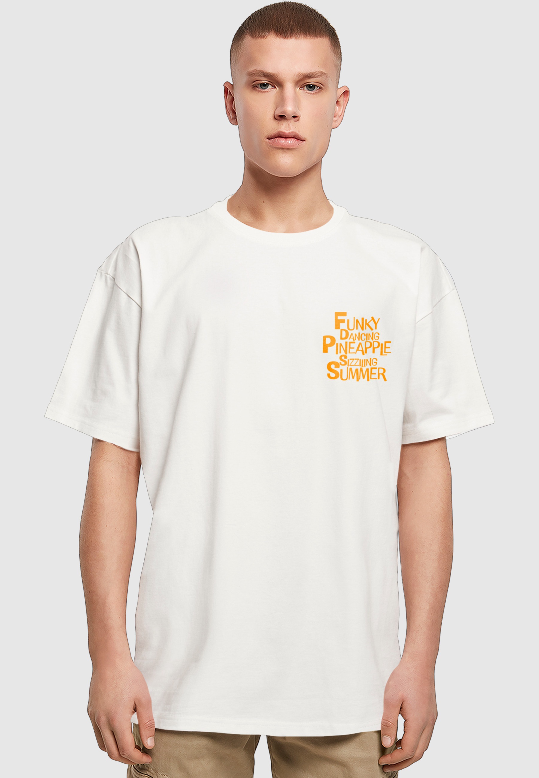 Thumbnail - Merchcode T-Shirt "Merchcode Funky Pineapple Oversized T-shirt" 1 Stk.