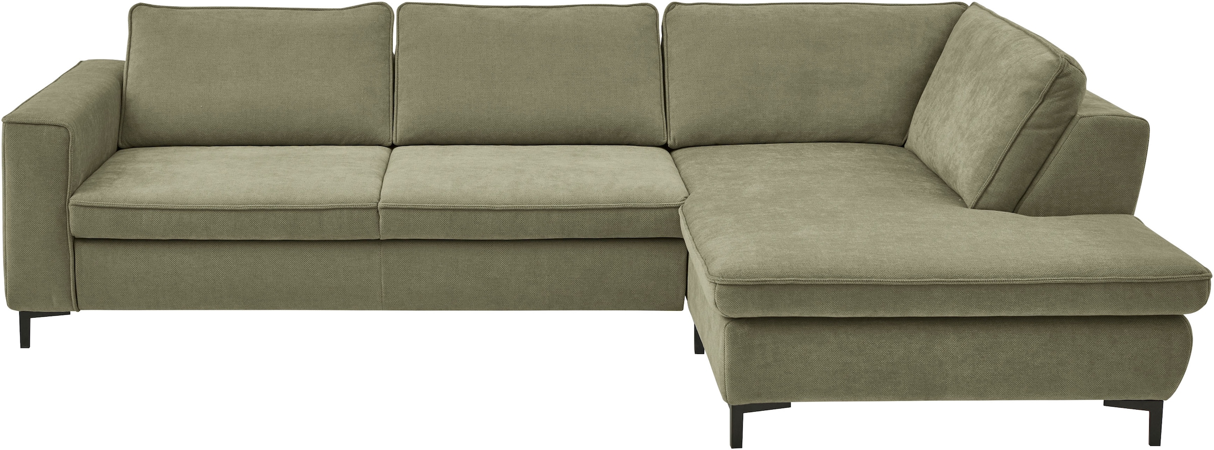 Die PlanBar Ecksofa »MP-IN24153, L-Form, Breite 289 cm« wahlweise mit Schlaffunktion und verstellbaren Kopfstützen