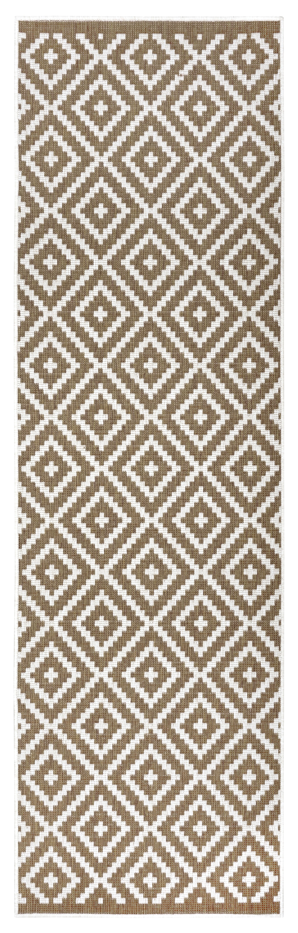 my home Läufer »Ronda Wendeteppich«, rechteckig, 5 mm Höhe, Sisal-Optik, Flachgewebe, In- und Outdoor, geometrisches Boho Design