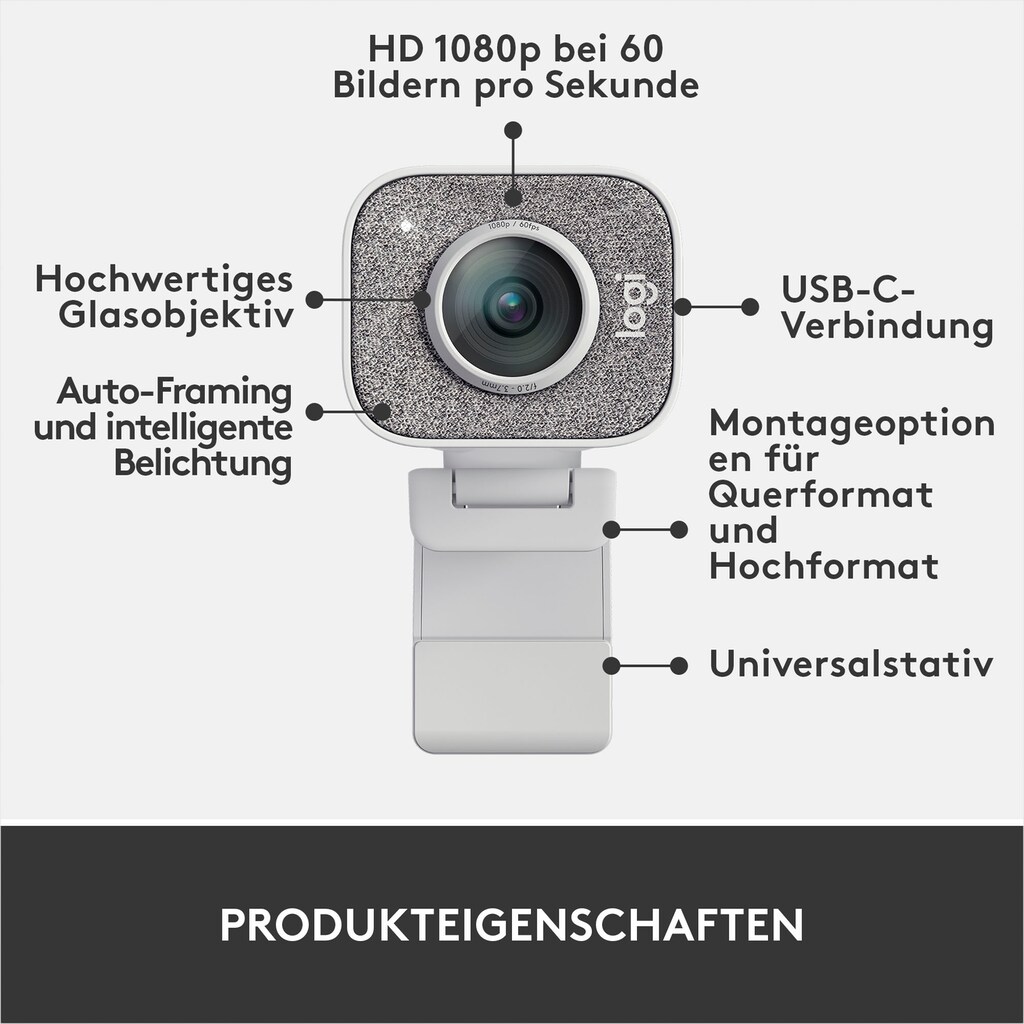 Logitech Webcam »StreamCam«, Full HD