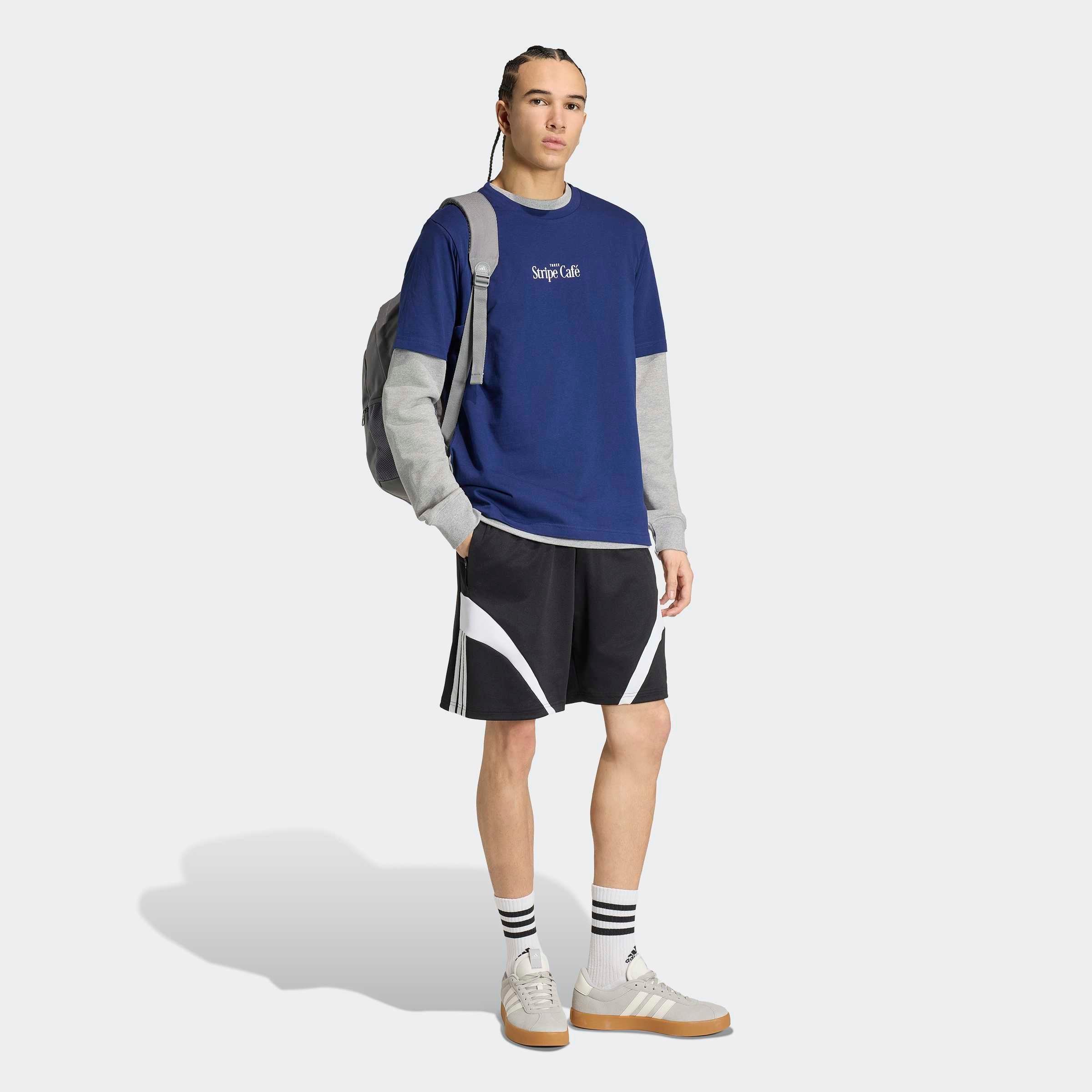 adidas Sportswear T-Shirt »COFFEE CAFE DONUT BAG GRAFIK« für Erwachsene, sportlicher Stil, aus Baumwolle