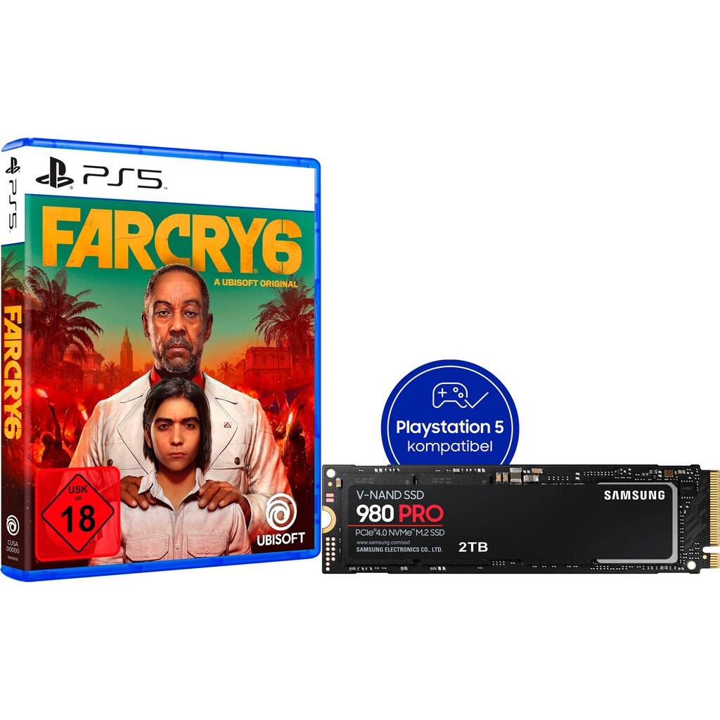 Samsung interne SSD »980 PRO SSD 2TB + Far Cry 6 PS5«, Anschluss M.2 PCIe 4.0