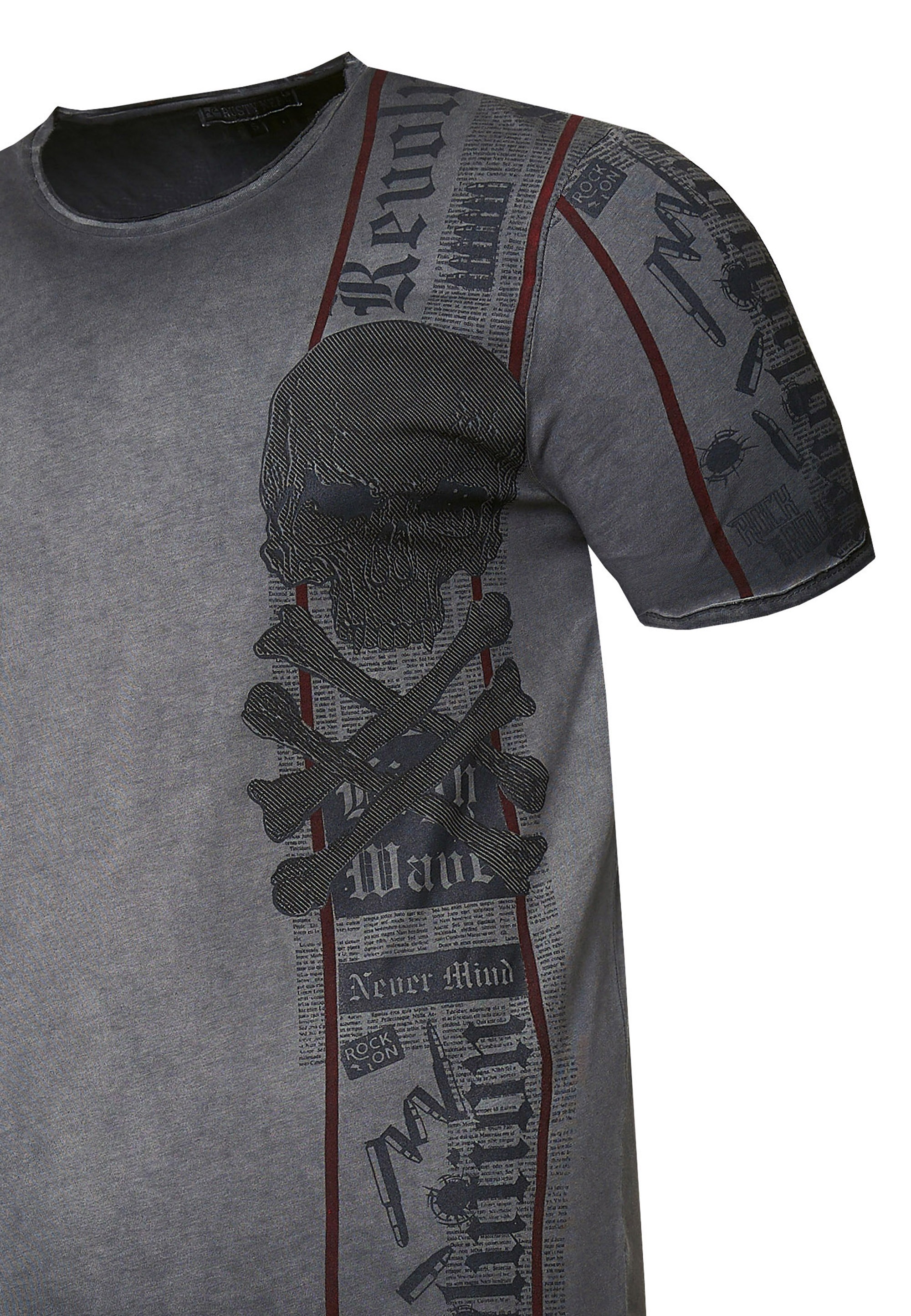 Rusty Neal T-Shirt im verwaschenen Look