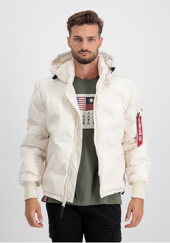 Winterjacke »ALPHA INDUSTRIES Men - Parka & Winter Jackets Hooded Logo Puffer«