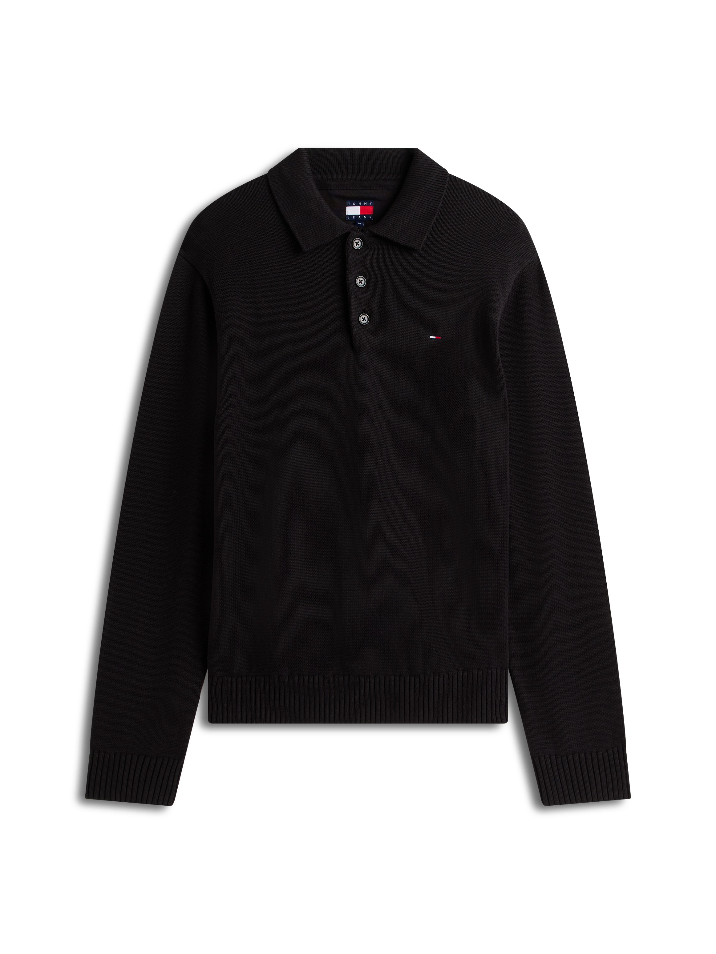 Tommy Jeans Pull Essential Slim Fit Black M Homme 5