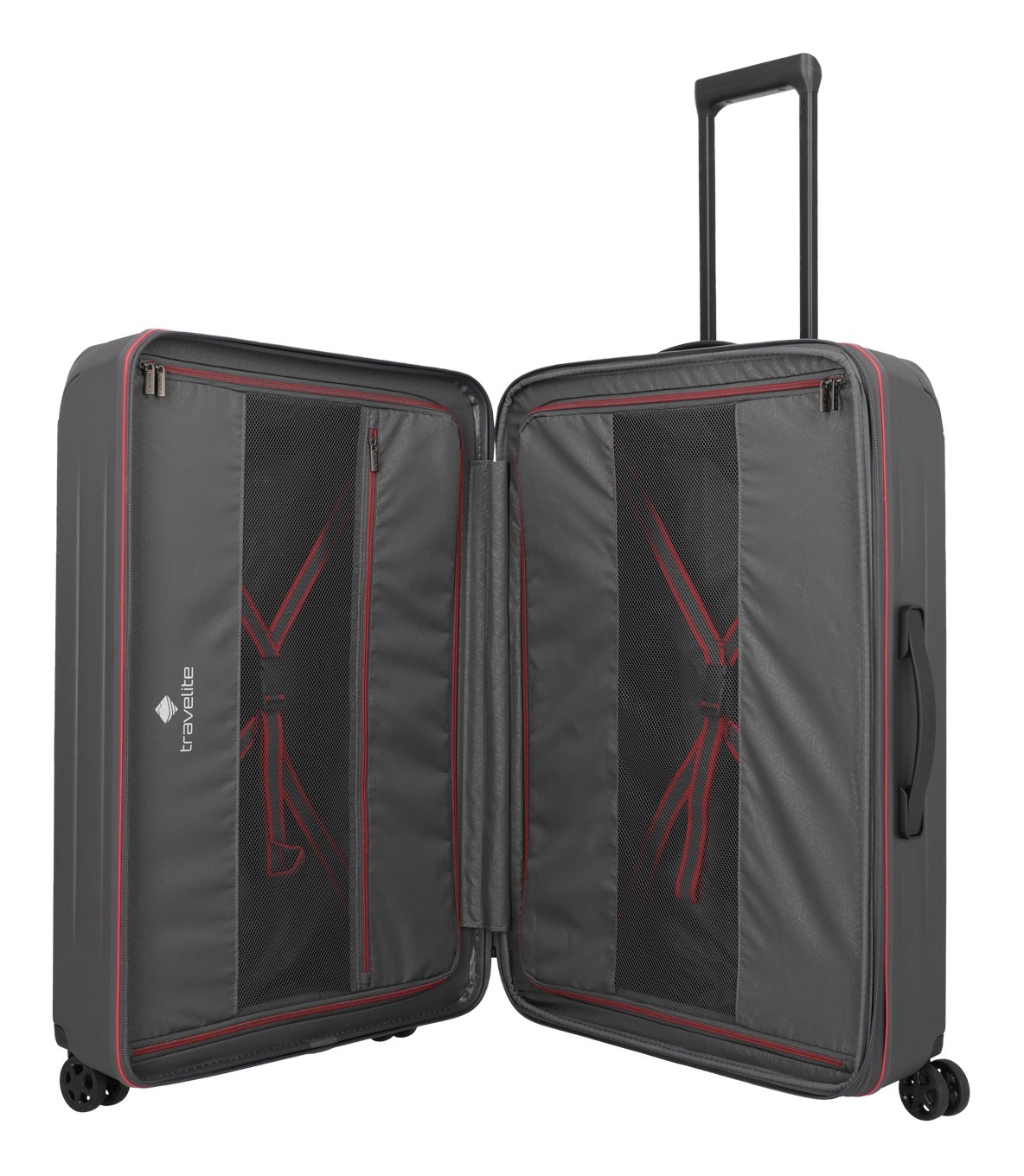 travelite Trolleyset »DYNAMIIC S+/M/L, verschiedene Farben«, (Set, 3 tlg., S+/M/L), Hartschalen-Koffer ABS Volumenerweiterung