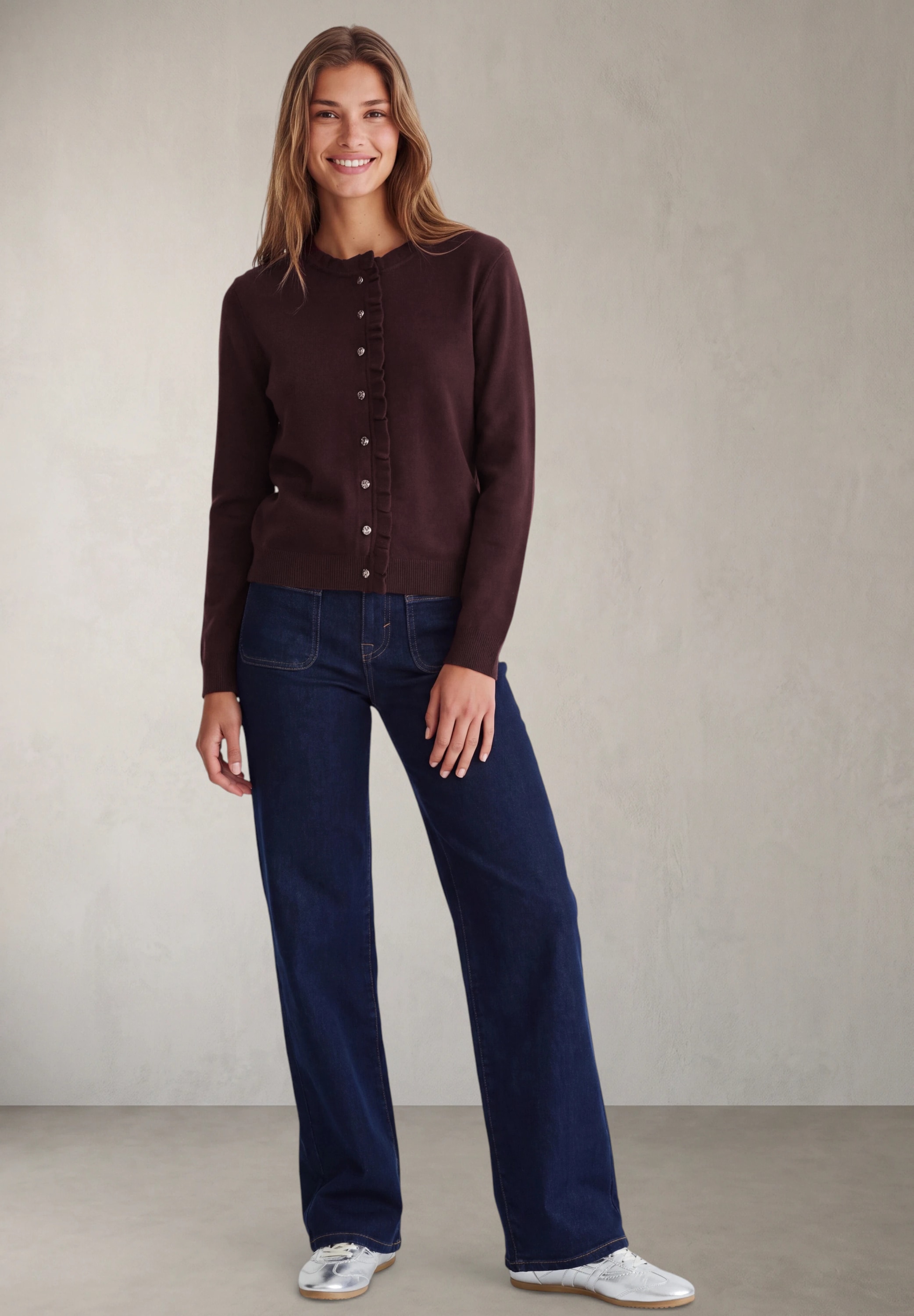 STREET ONE STUDIO Cardigan in Unifarbe