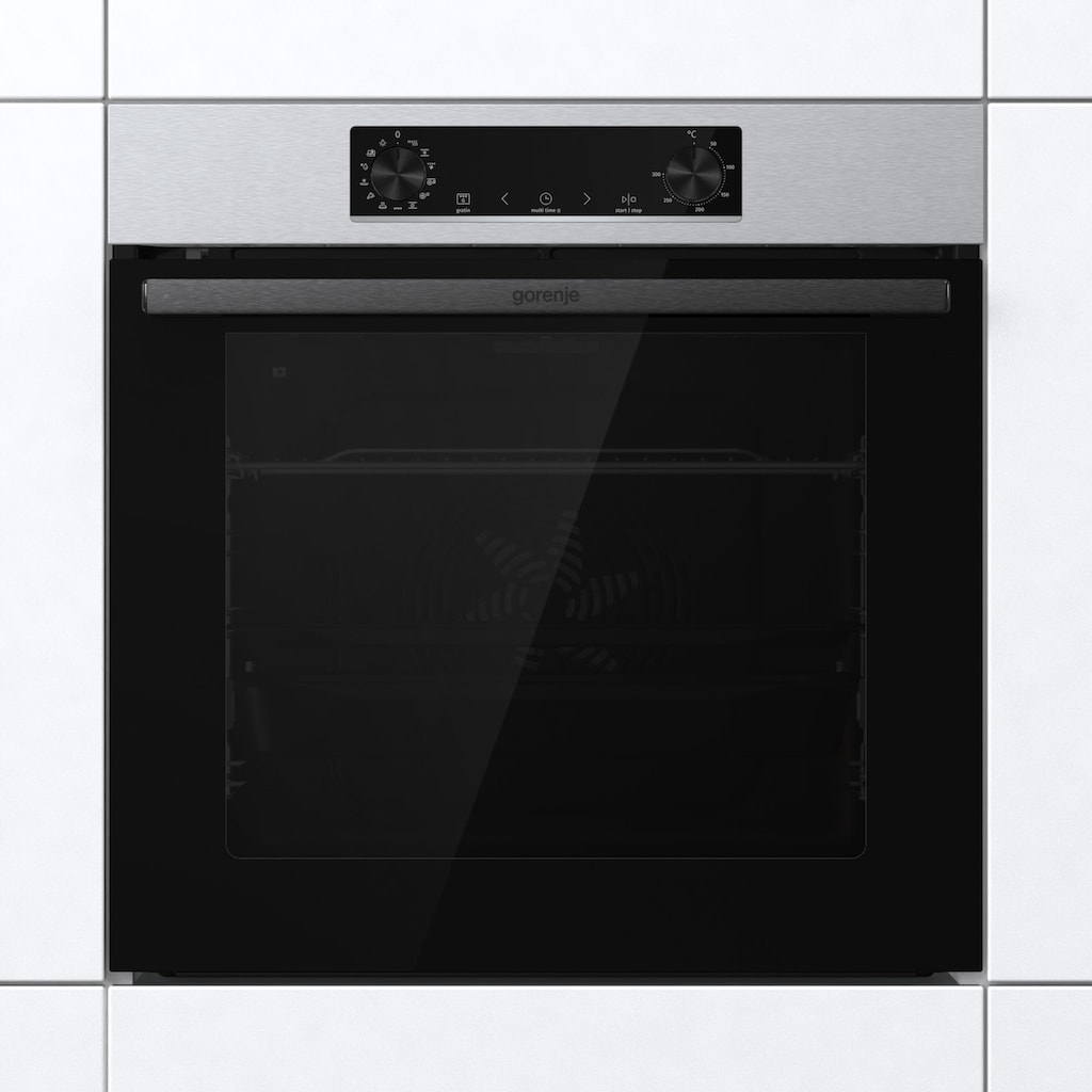 GORENJE Backofen-Set »Pacific Backofen-Set Pyrolyse/Induktion 2021«, Pacific Backofen-Set Pyrolyse/Induktion 2021, mit 1-fach-Teleskopauszug, Pyrolyse-Selbstreinigung, (Set, 2 St.)