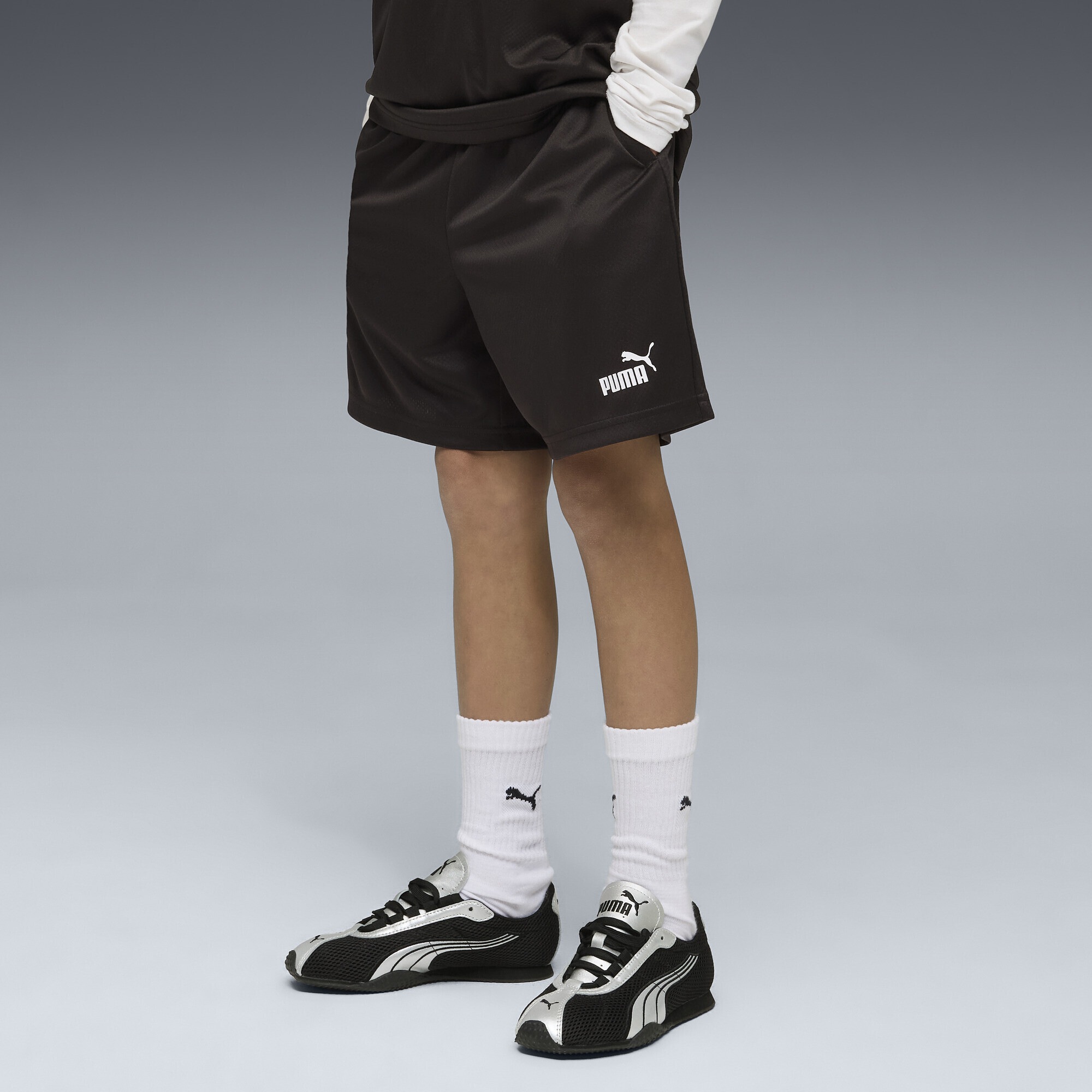 PUMA Sporthose »Essentials Mesh Relaxed Shorts Jugendliche«