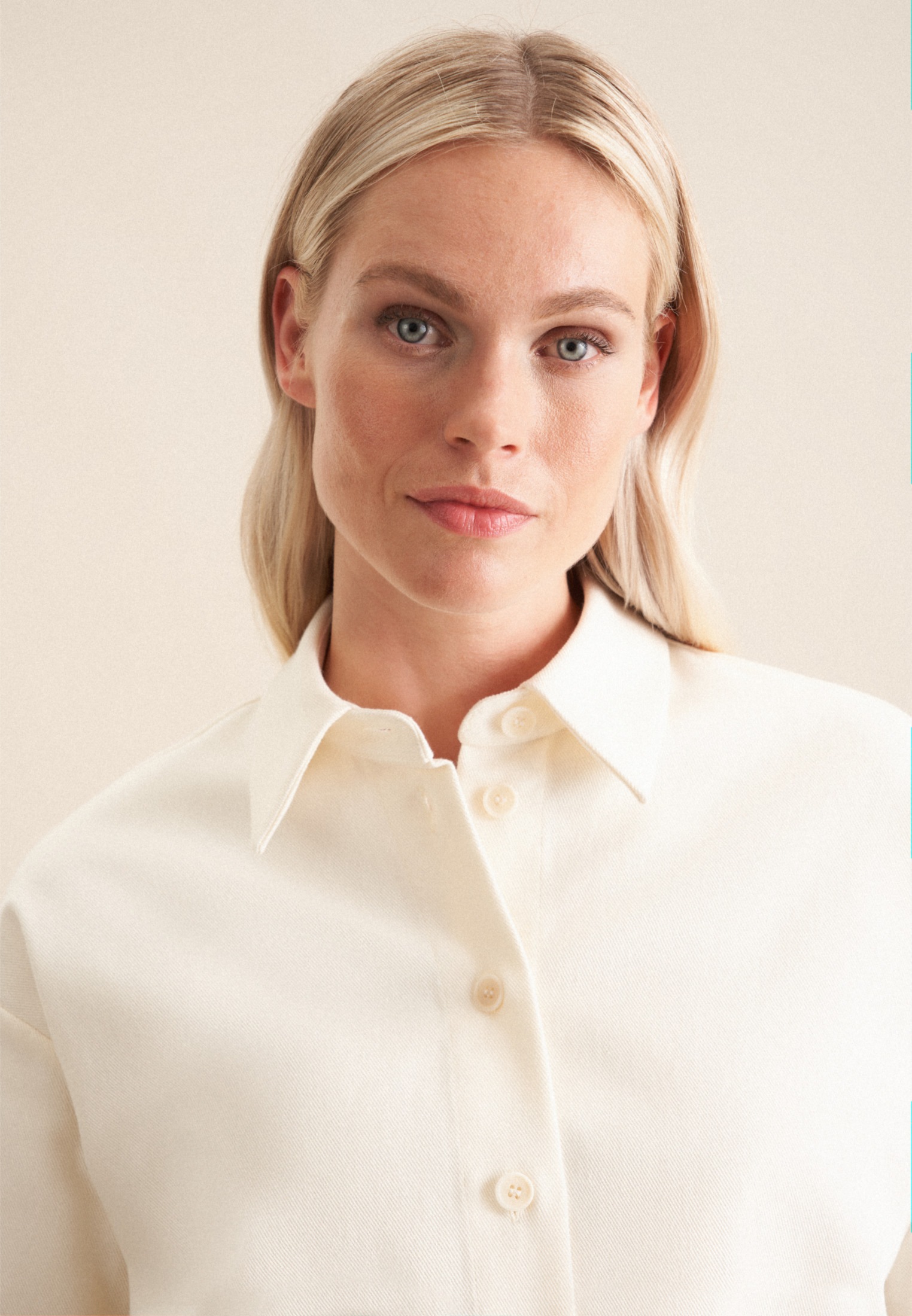 Thumbnail - seidensticker Hemdbluse "Schwarze Rose" 1/1 Kragen Uni