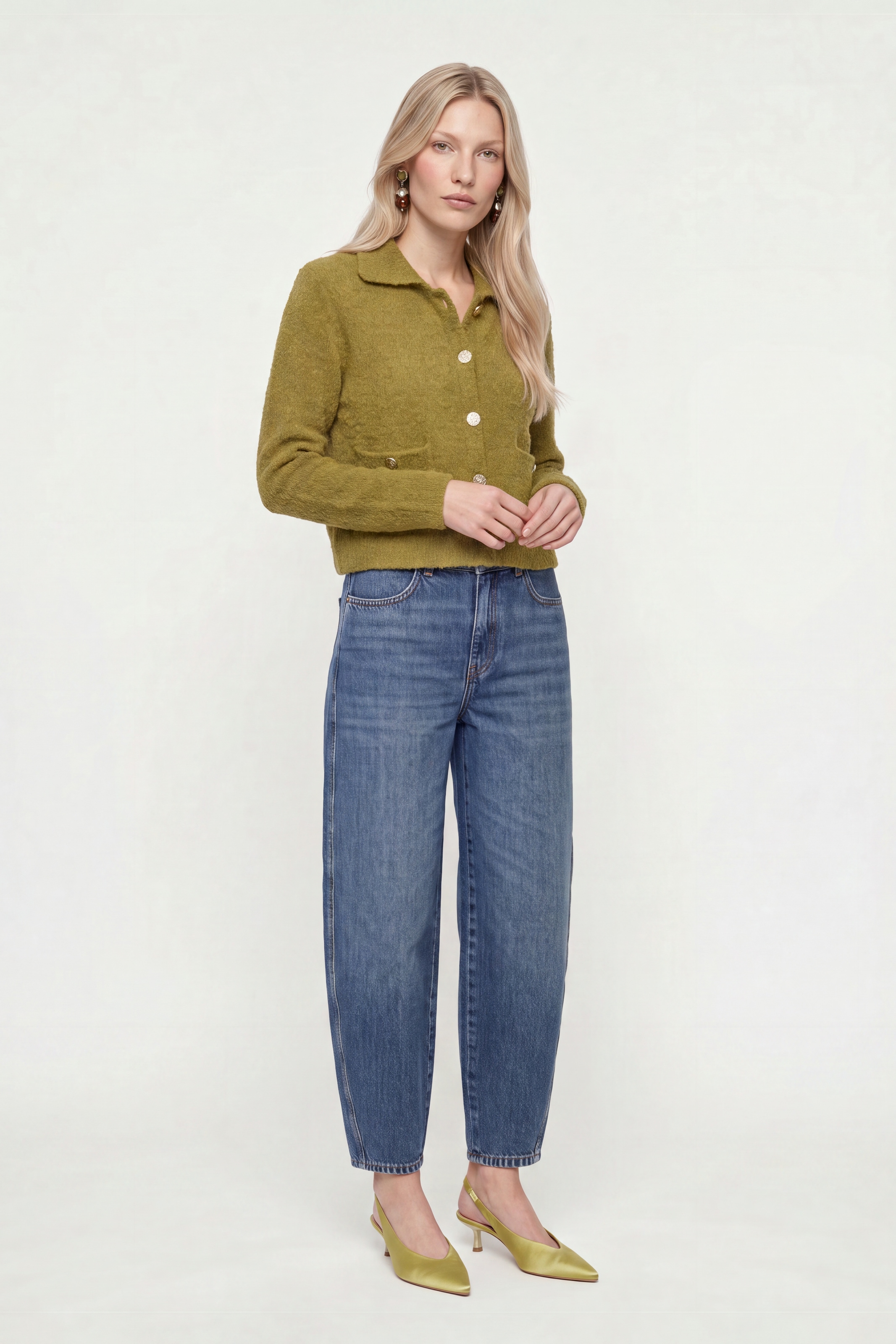 RICHROYAL Cardigan Regular fit in Boucle-Optik