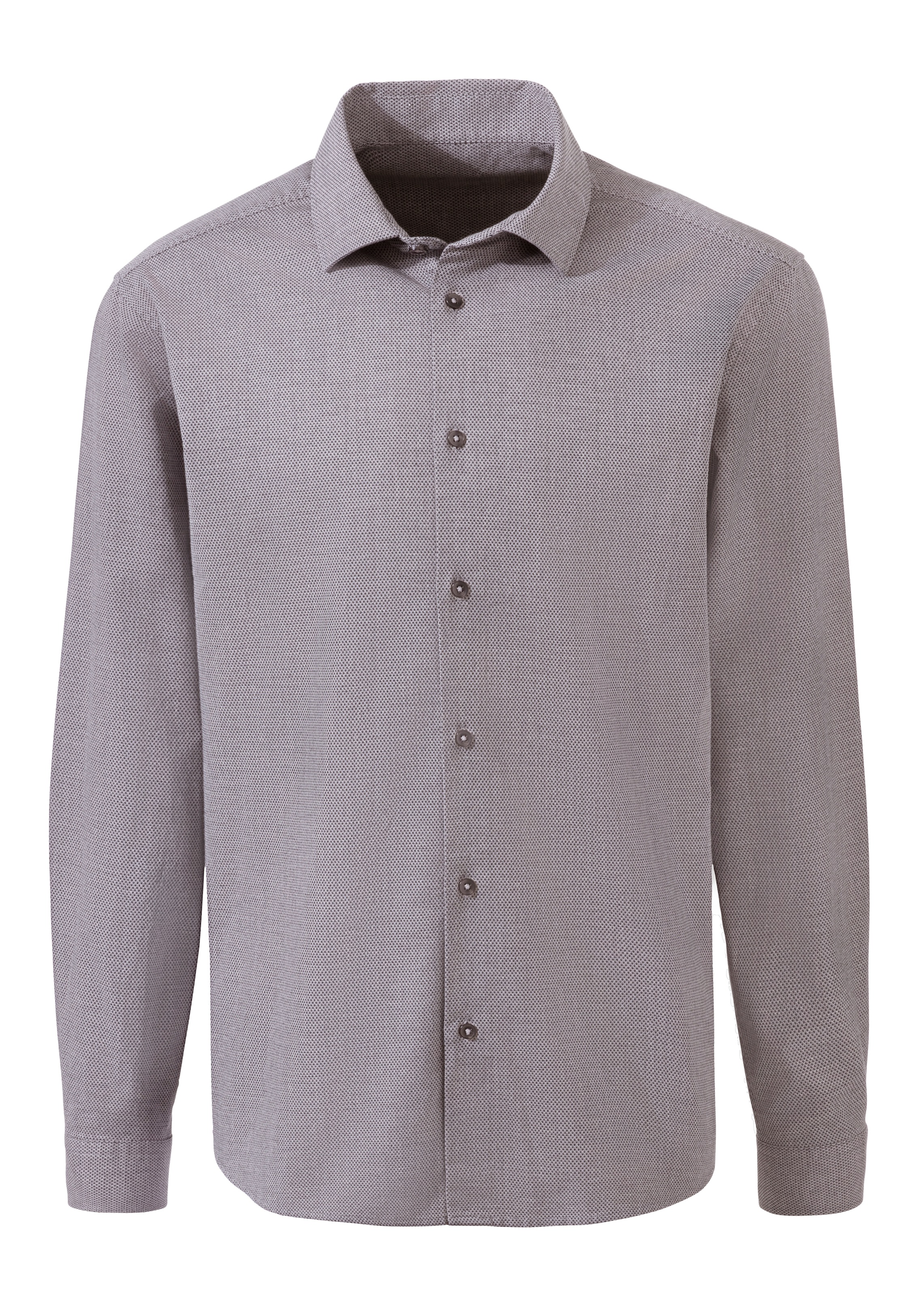 H.I.S Langarmhemd "Regular-fit" elastisches Jaquard-Hemd in Regular Fit, pf günstig online kaufen