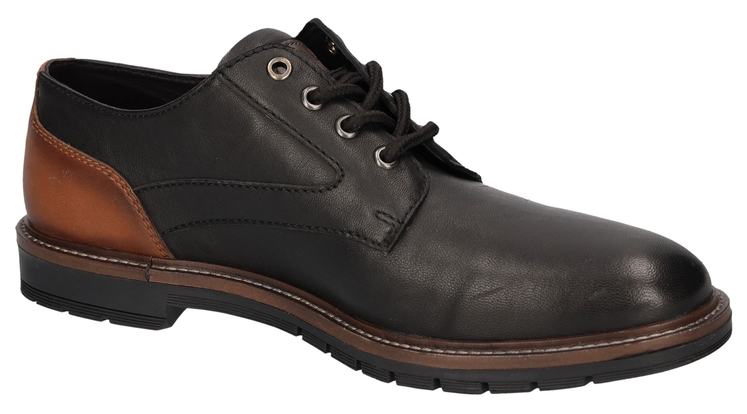 LERROS Schnürschuh, Business Schuh, Halbschuh, Schnürschuh mit Blockabsatz