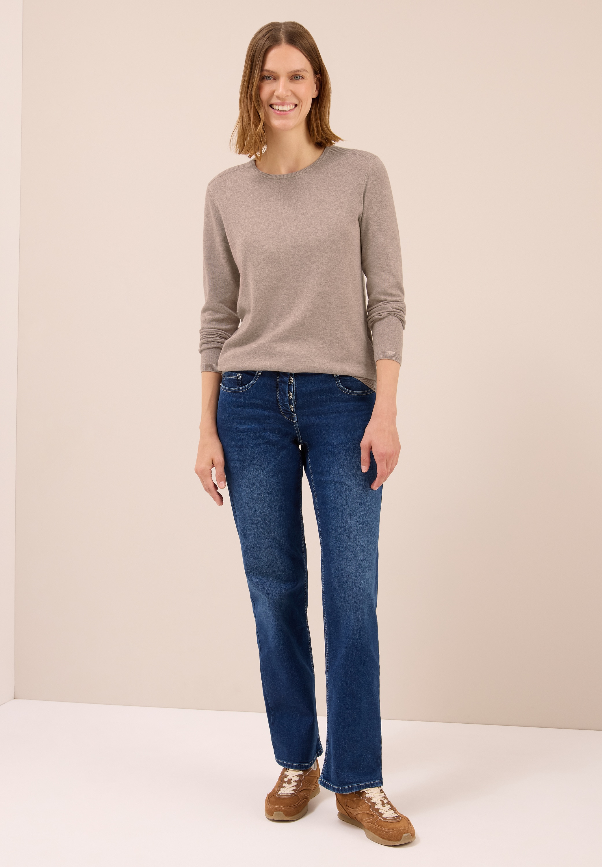 Cecil Strickpullover, mit Strick-Struktur