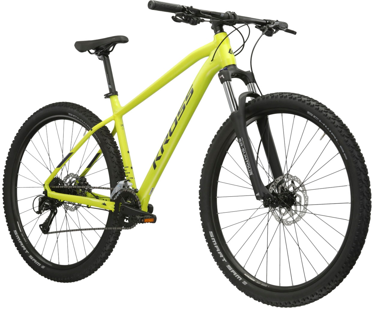 Kross Mountainbike »Hardtail Level 1.0«, 16 Gang, Shimano, ACERA M3020 Schaltwerk, Kettenschaltung