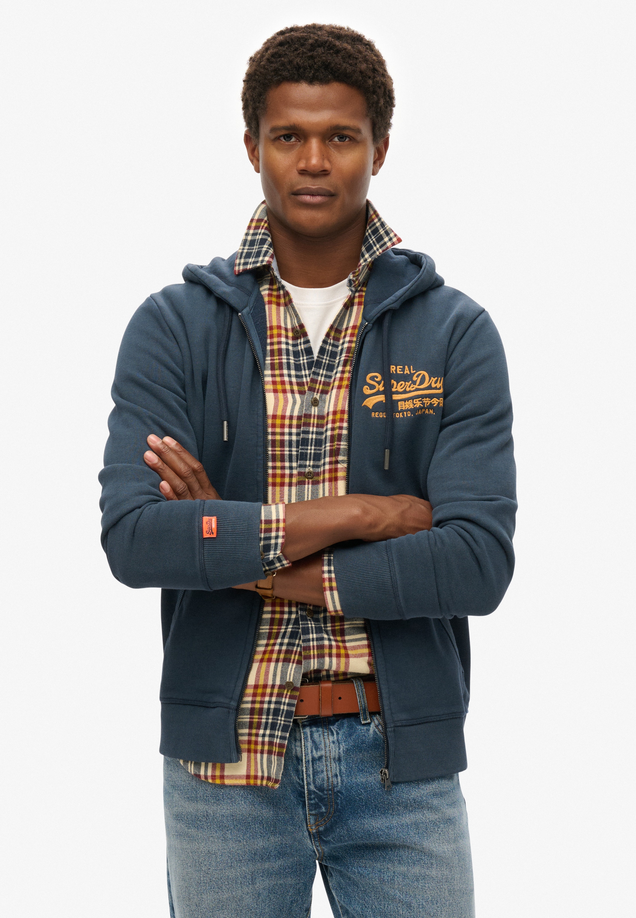 Superdry Kapuzensweatjacke "SD-VL EMBROIDERED ZIPHOOD" günstig online kaufen