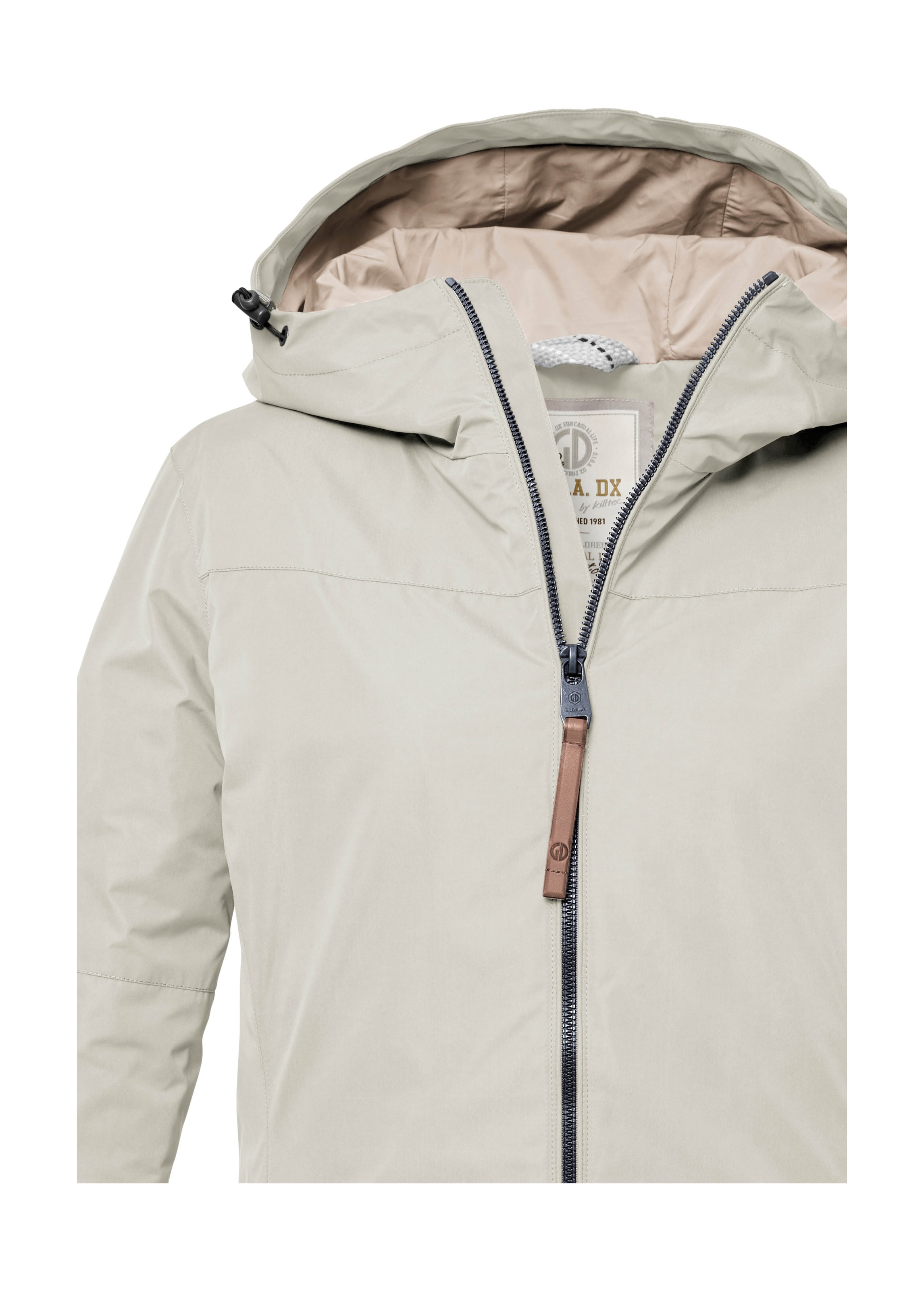 G.I.G.A. DX by killtec Funktionsjacke »GS 18 WMN JCKT«, Wasserabweisende Jacke mit Kapuze, Kinnschutz und viel Stauraum