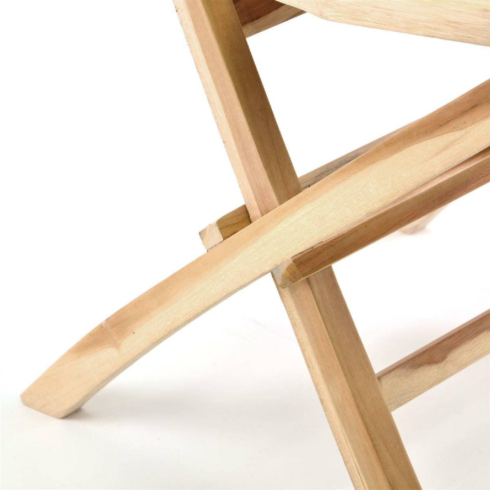 VCM Gartenstuhl "Gartenstuhl klappbarer Klappstuhl Holz Teak" () günstig online kaufen