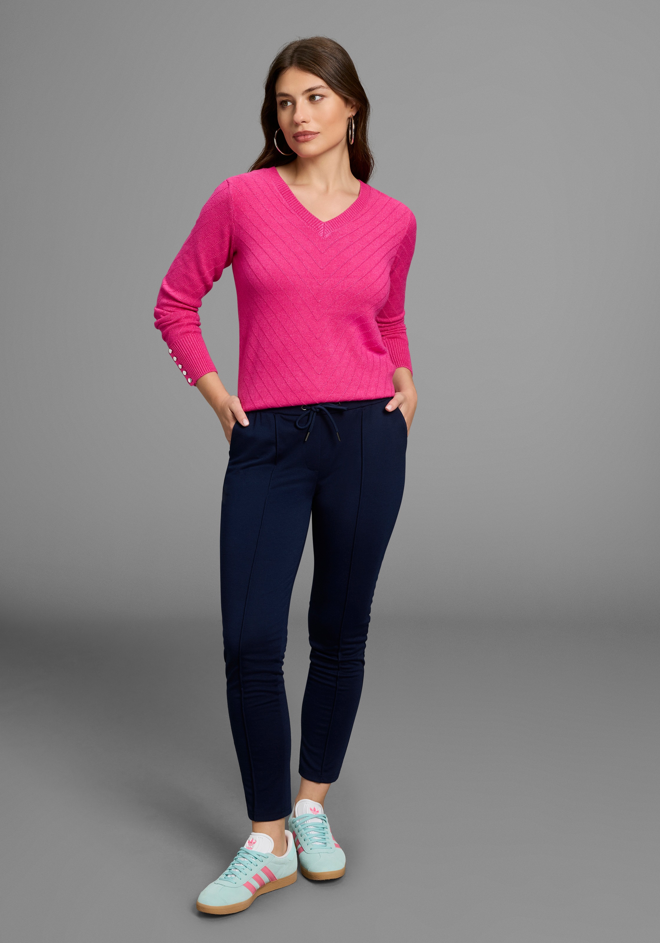Laura Scott Jogger Pants, aus elastischer Milano-Ware