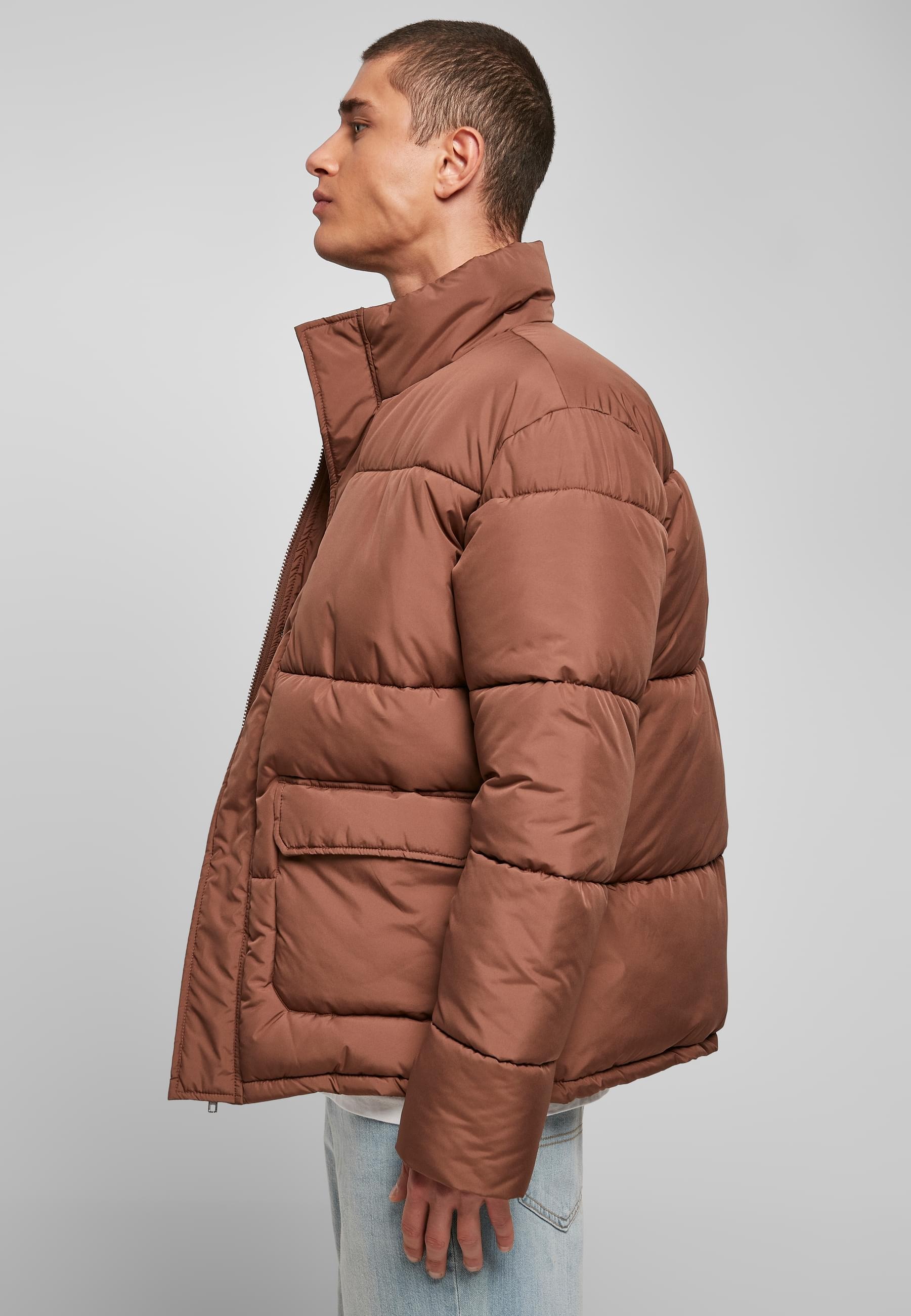 URBAN CLASSICS Winterjacke »Urban Classics Herren Short Puffer Jacket«, (1 St.), ohne Kapuze