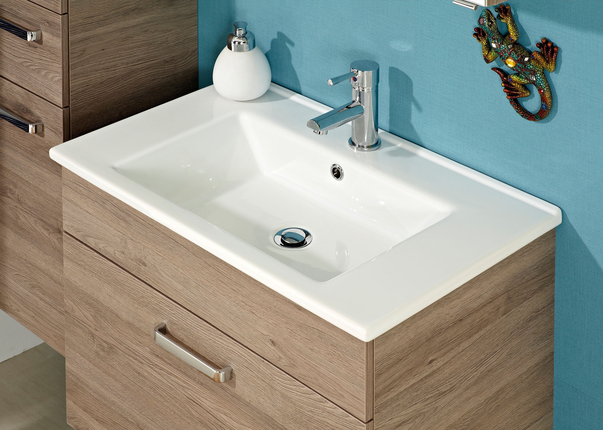 Saphir Badmöbel-Set »5-teilig, mit Spiegelschrank« Set, 5 Stk. tlg.