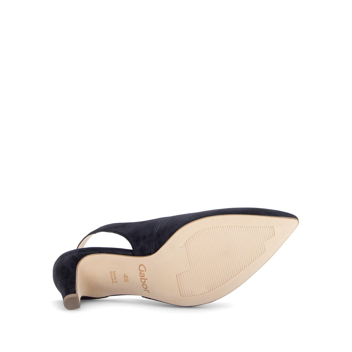 Slingpumps GABOR "Slingpumps", Damen, Gr. 40, blau, Schuhe Slingpumps 9