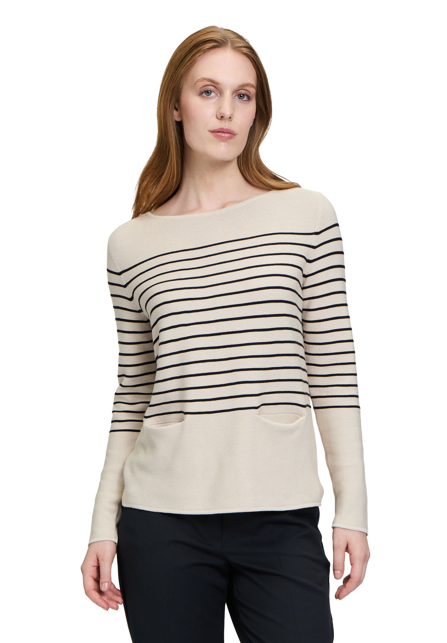 Betty Barclay Strickpullover »Betty Barclay Feinstrickpullover mit Eingrifftaschen«, Struktur