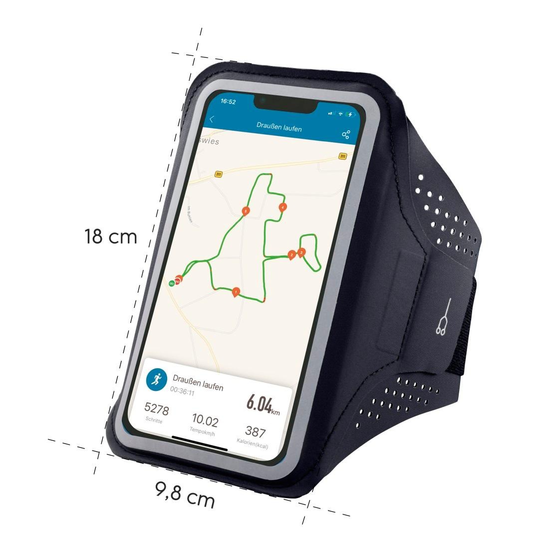 Hama Smartphone-Hülle »Sportarmband "Finest Sports" für Smartphones, Größe XXL«, 12,7 cm (5 Zoll)