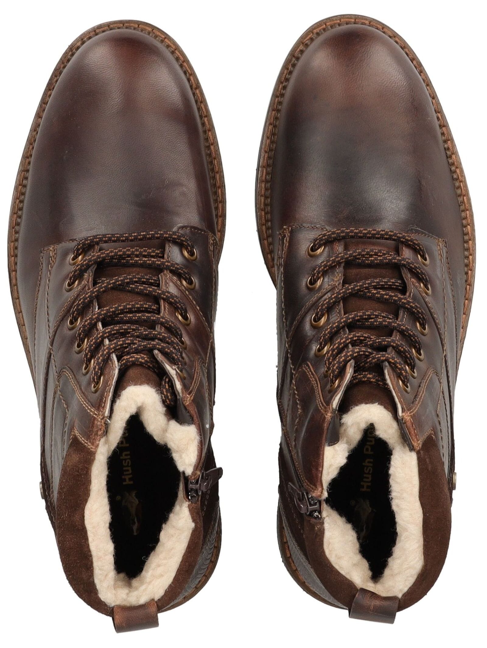 Hush Puppies Schnürstiefelette »Hush Puppies Stiefelette Leder«