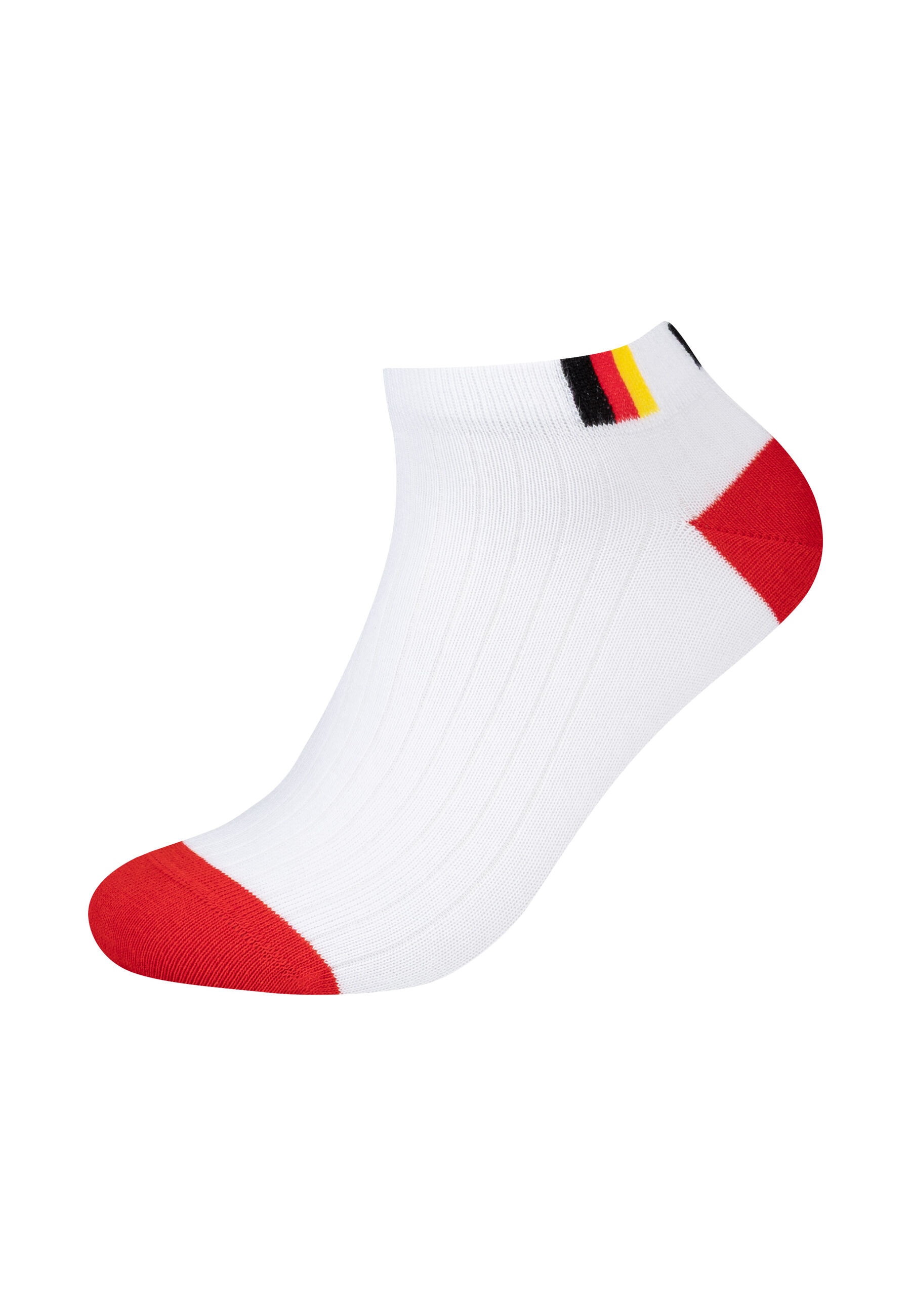 Camano Sneakersocken »4er Pack« 4er Pack Sportliches Design zur Fußballmeisterschaft