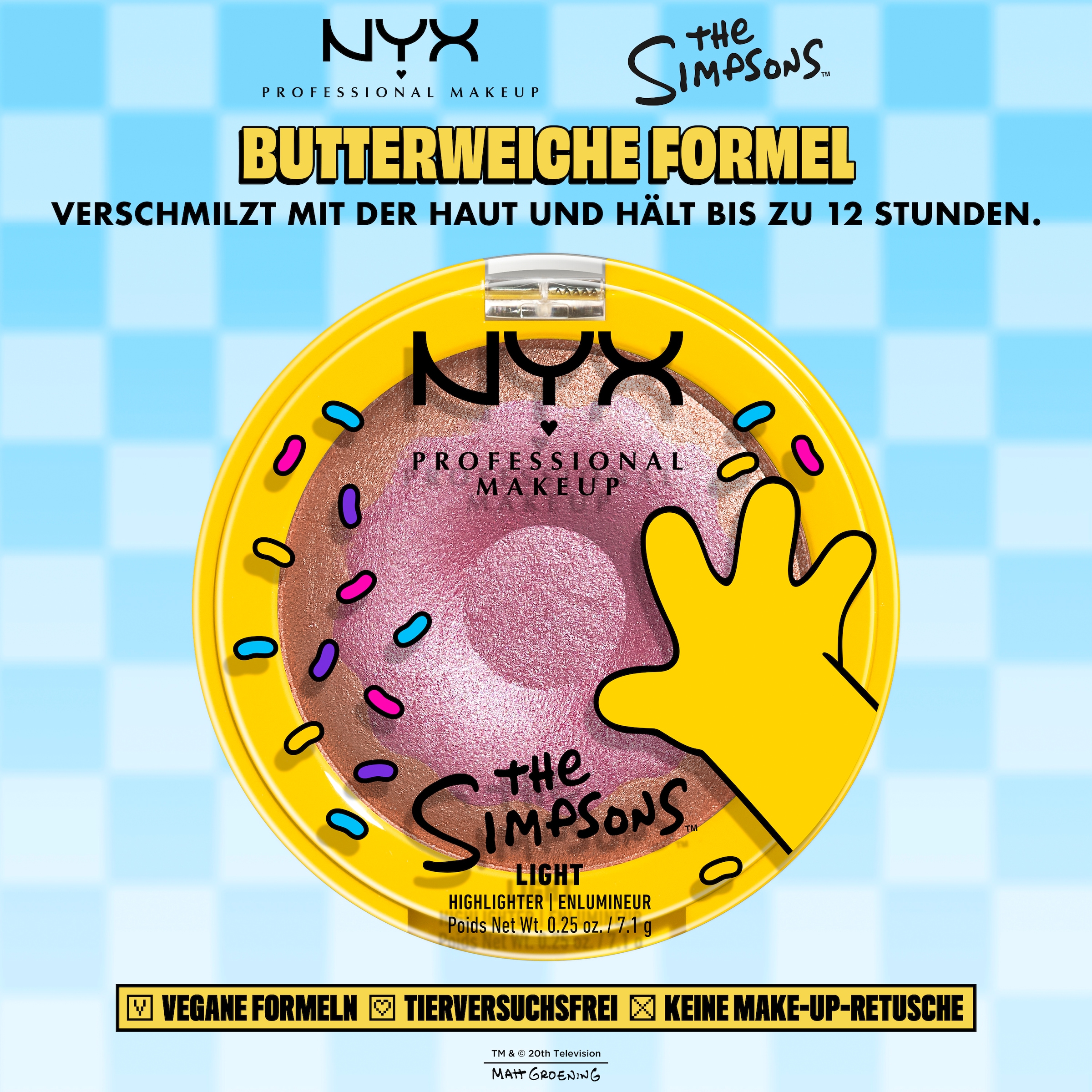 NYX PROFESSIONAL MAKEUP Highlighter »HOMER SIMPSON HIGHLIGHTER«